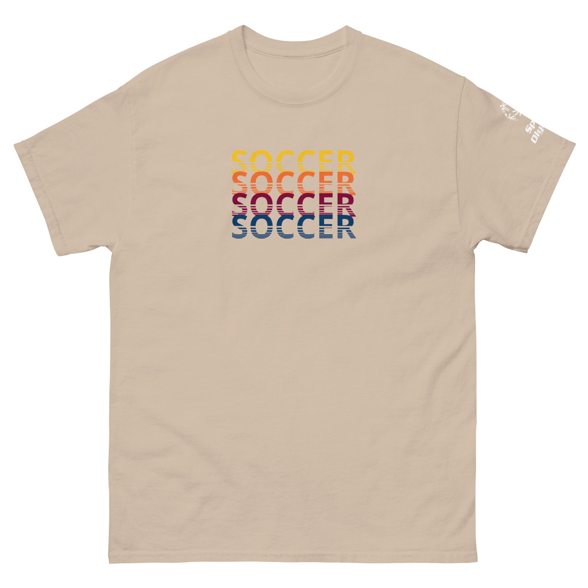 Soccer Retro Repeat Sport T-Shirt (Global)