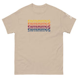 Swimming Retro Repeat Sport T-Shirt (Global)