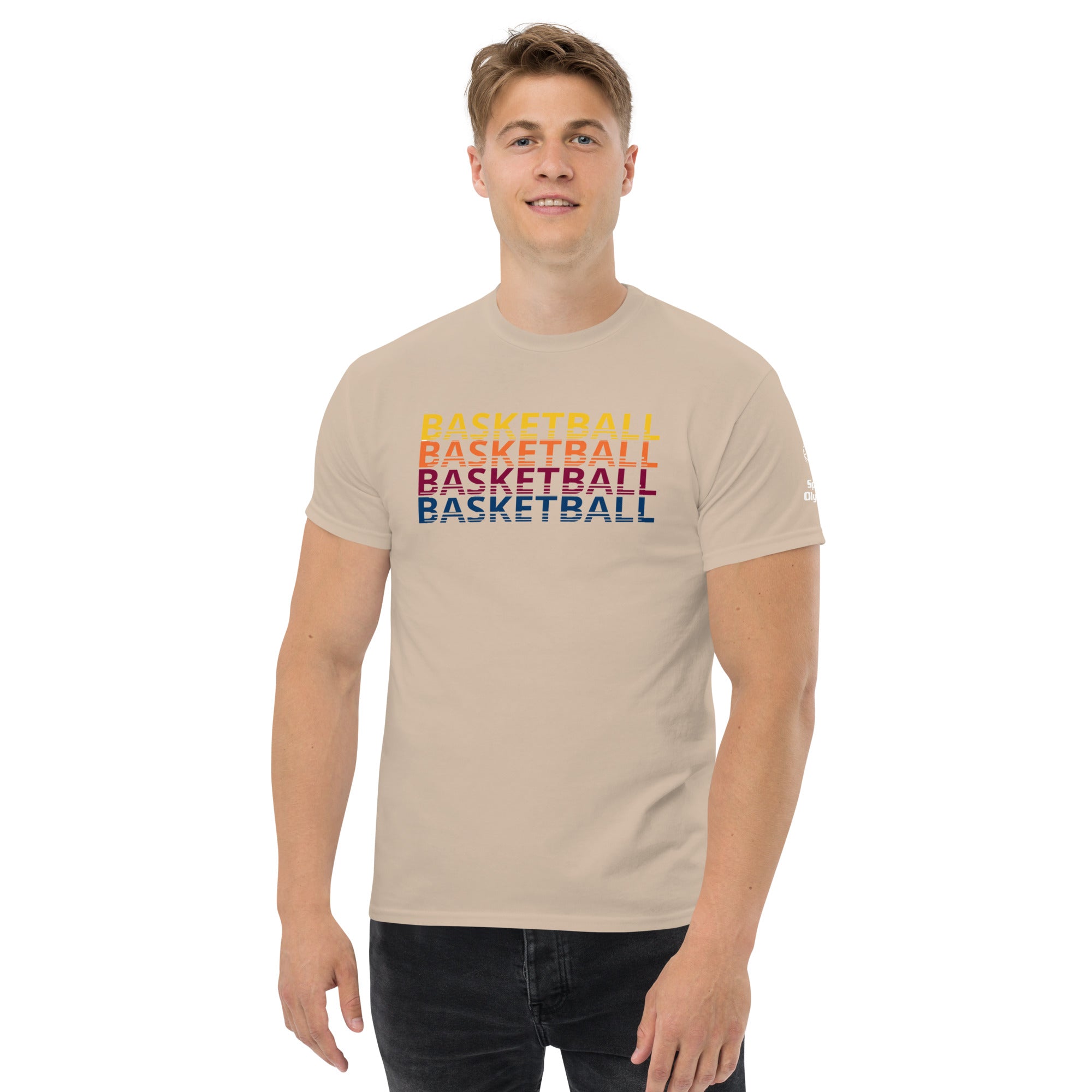 Basketball Retro Repeat Sport T-Shirt