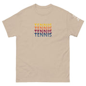 Tennis Retro Repeat Sport T-Shirt (Global)