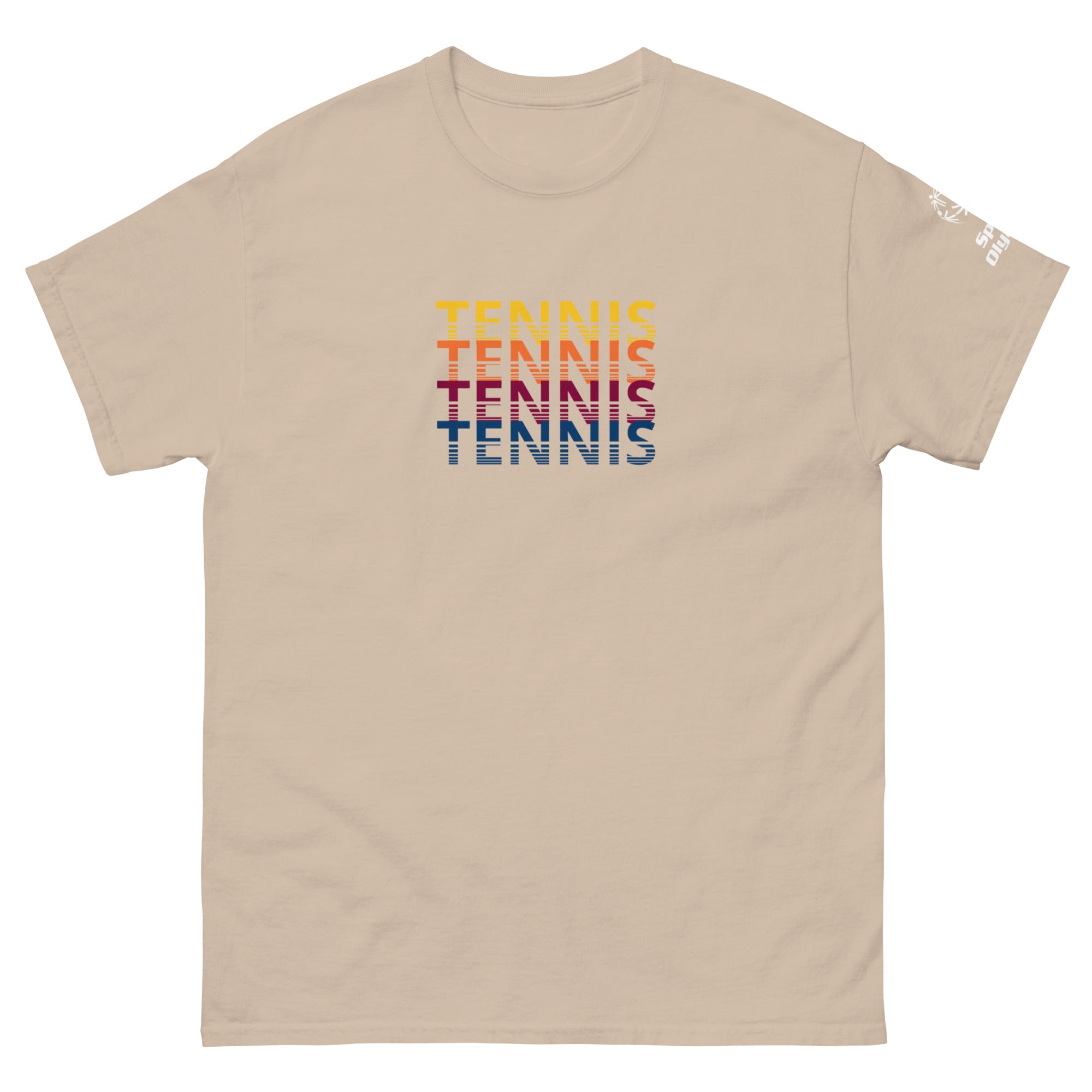 Tennis Retro Repeat Sport T-Shirt (Global)