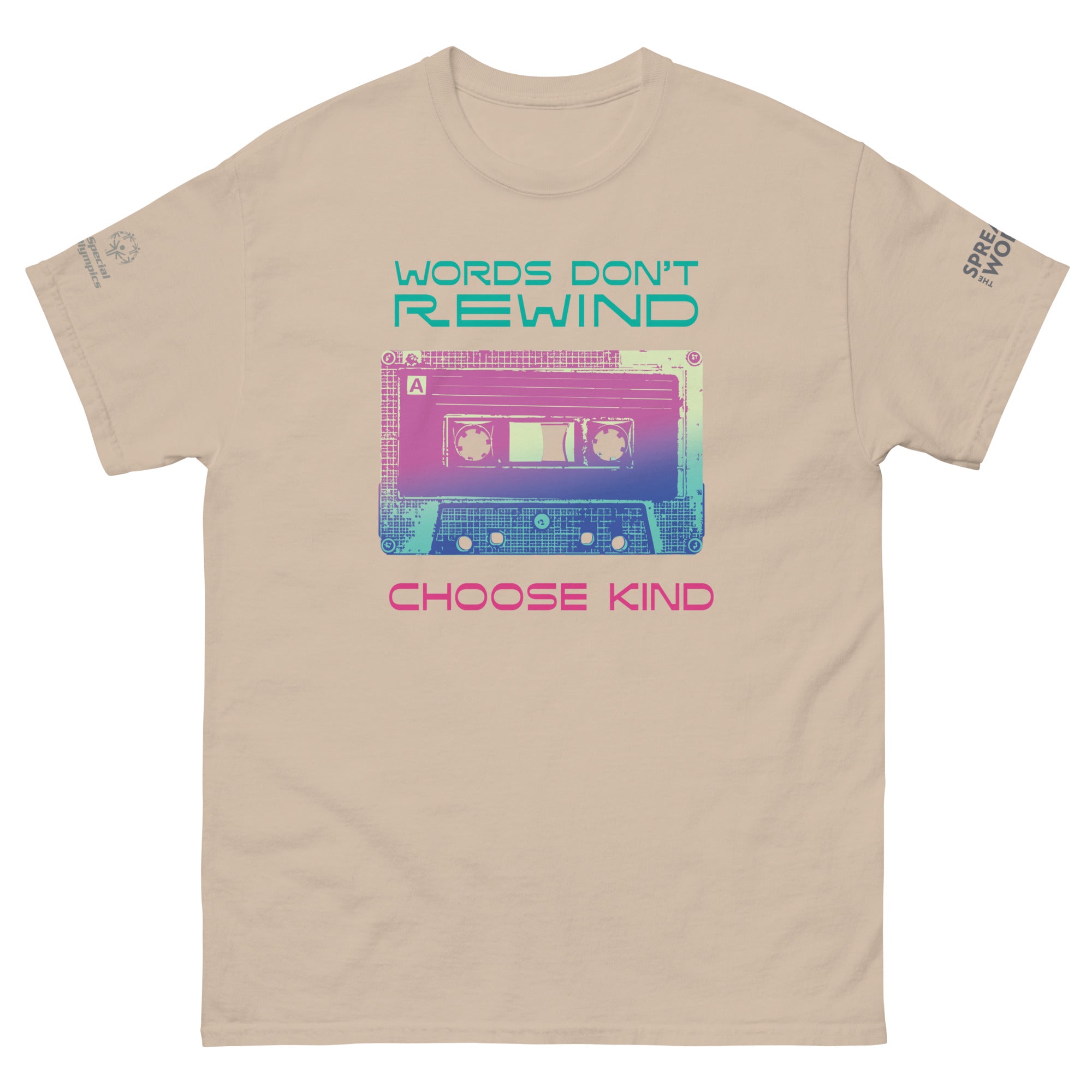 Spread the Word Words Don’t Rewind – Choose Kind T-Shirt
