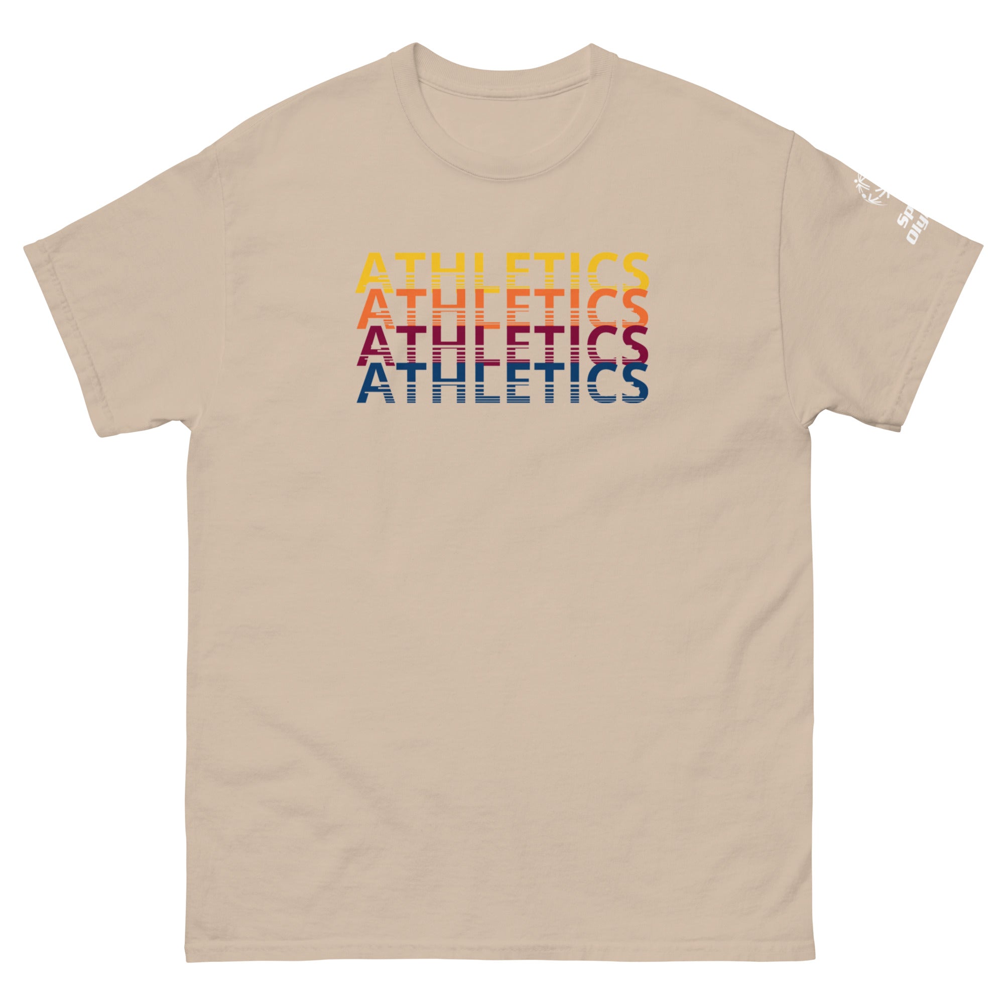 Atletiek Retro Herhalend Sport T-shirt (Wereldwijd)