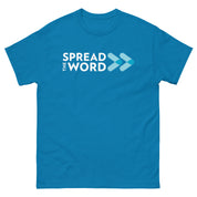 T-Shirt met Verspreid het woord-logo