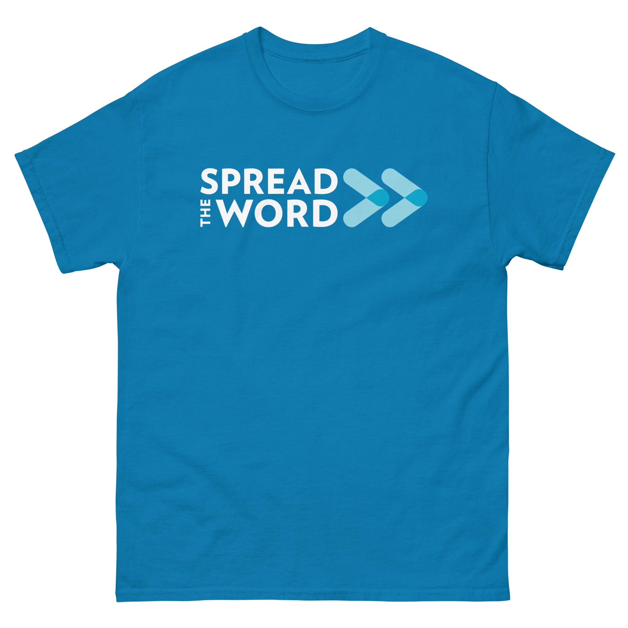 T-Shirt met Verspreid het woord-logo
