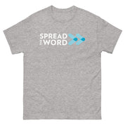 T-Shirt met Verspreid het woord-logo