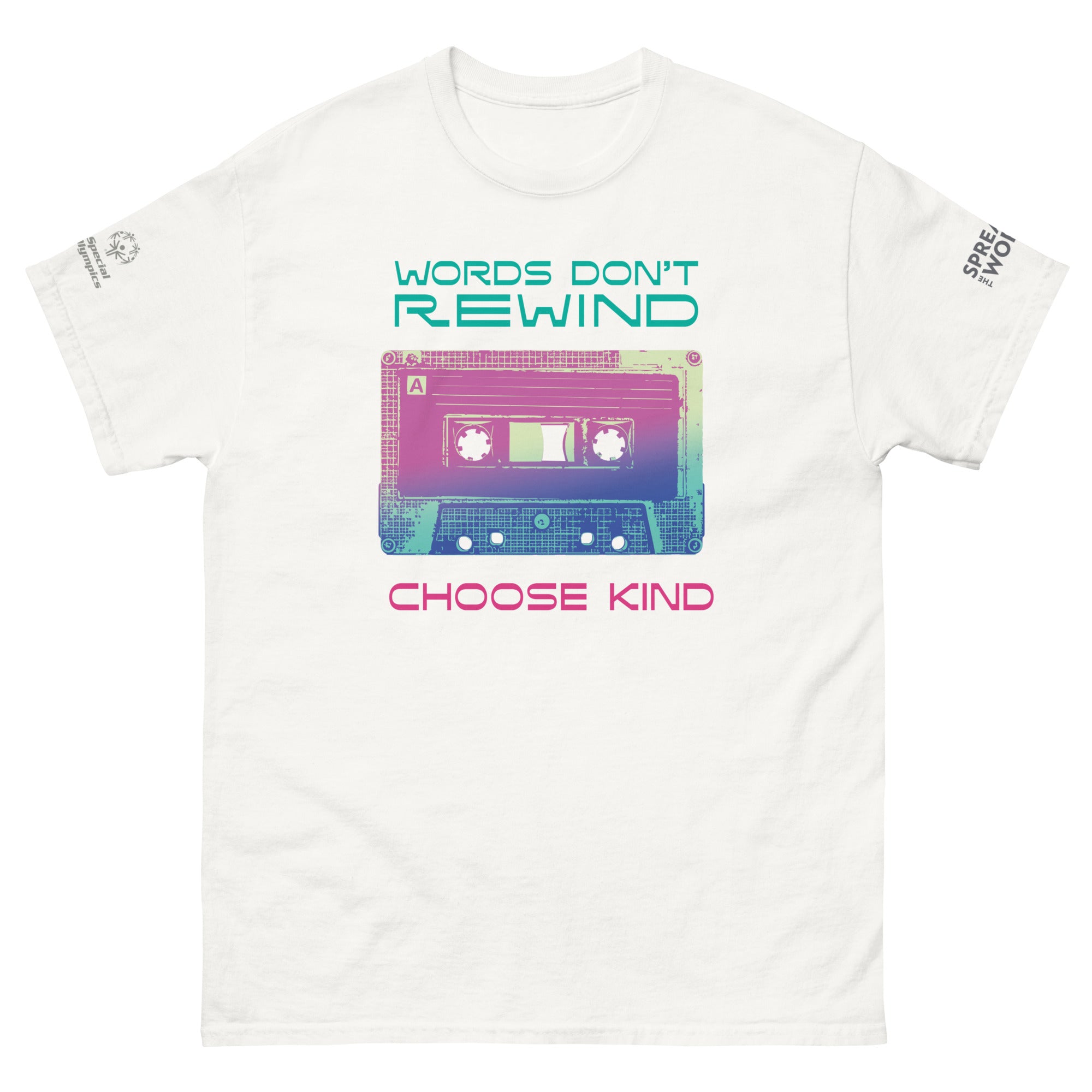 Spread the Word Words Don’t Rewind – Choose Kind T-Shirt (Global)