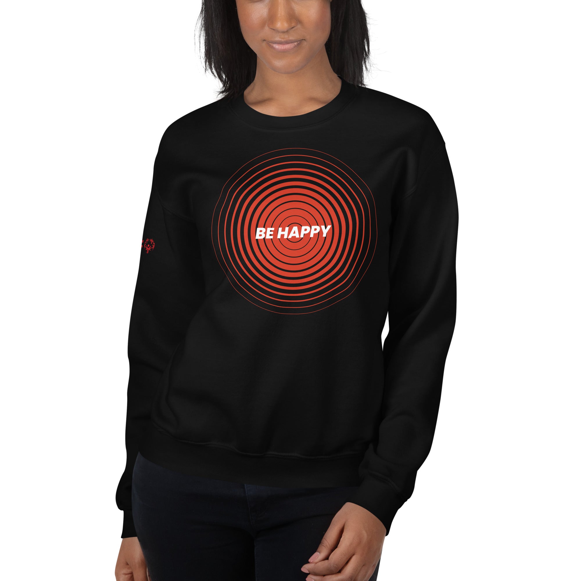 Humaira Kazim's “Be Happy” Sweatshirt (Global)