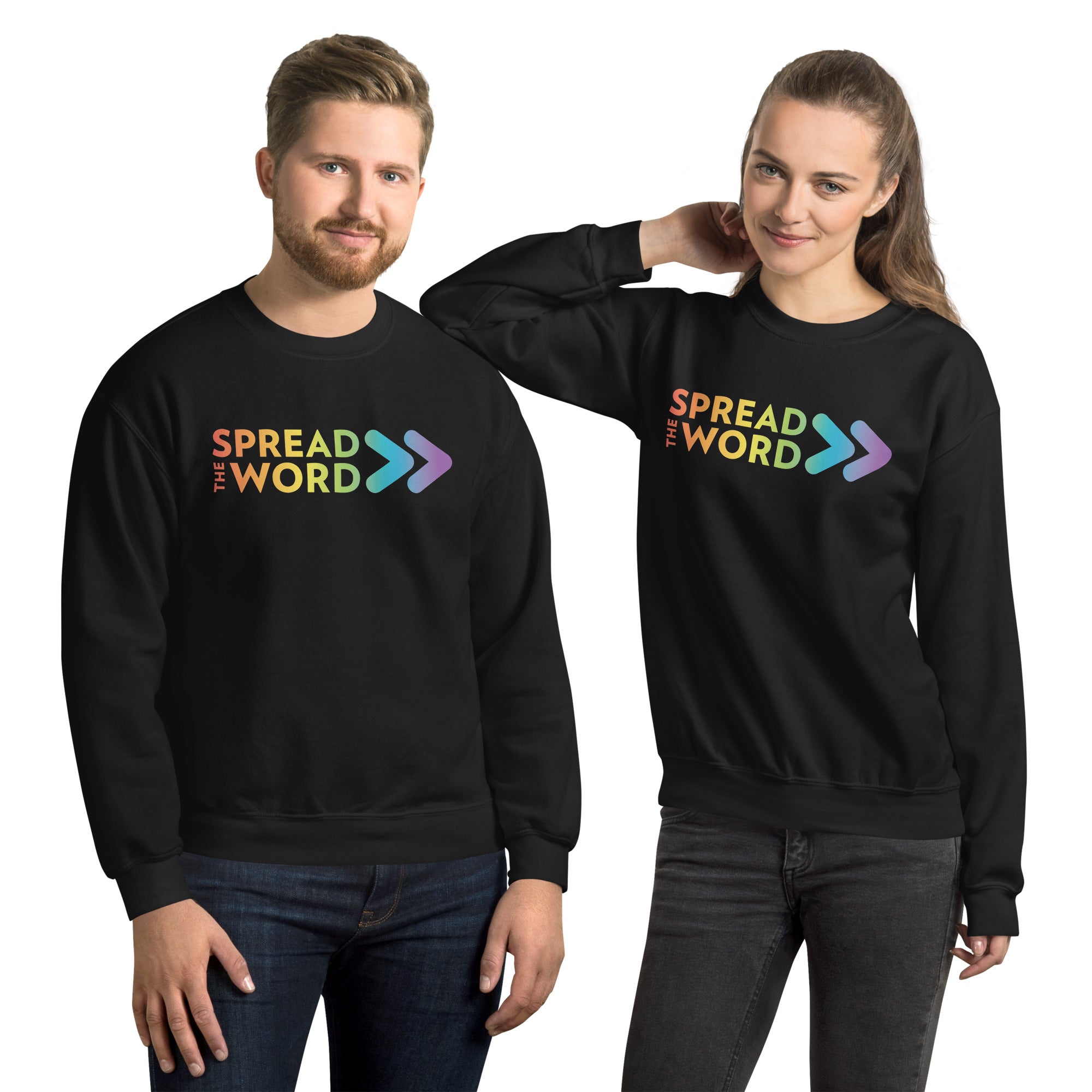 Spread the Word Inclusion Pride Color Sweatshirt (Global)