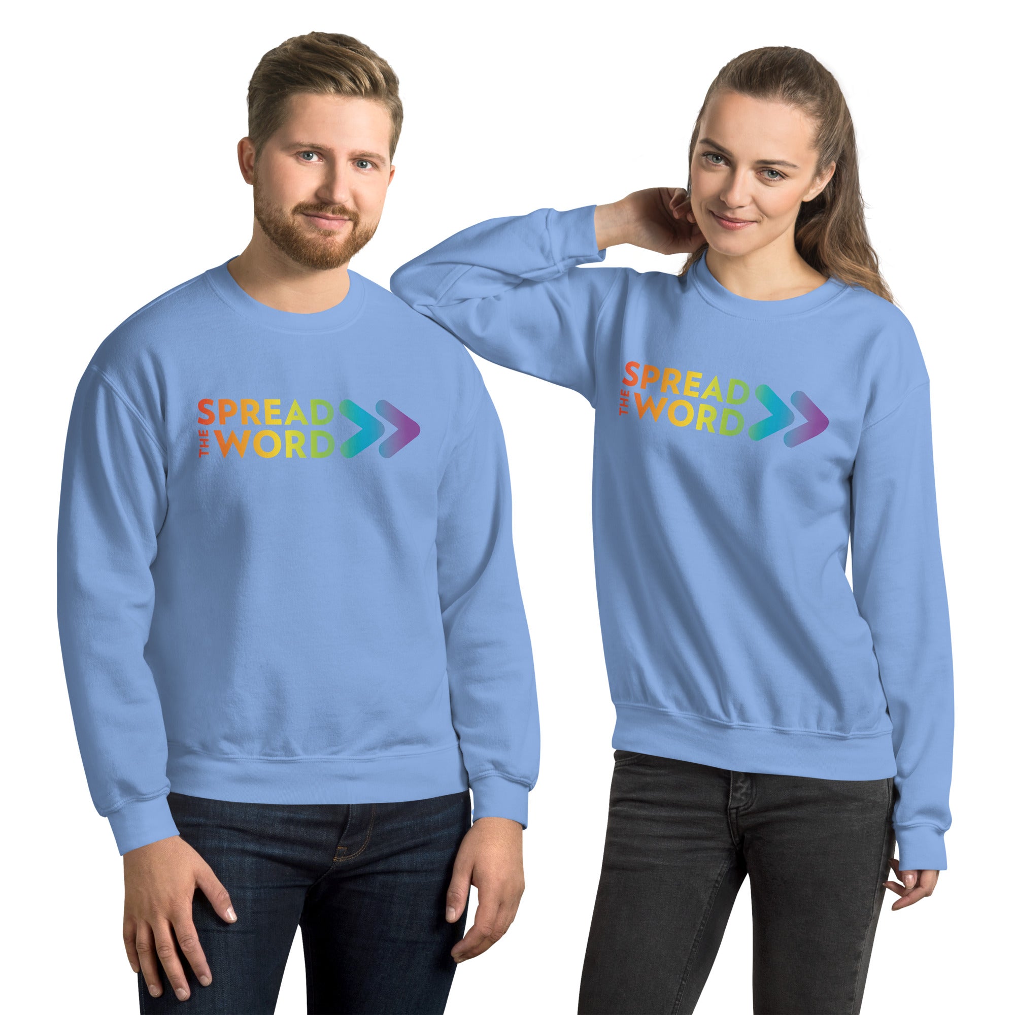 Spread the Word Inclusion Pride Color Sweatshirt (Global)