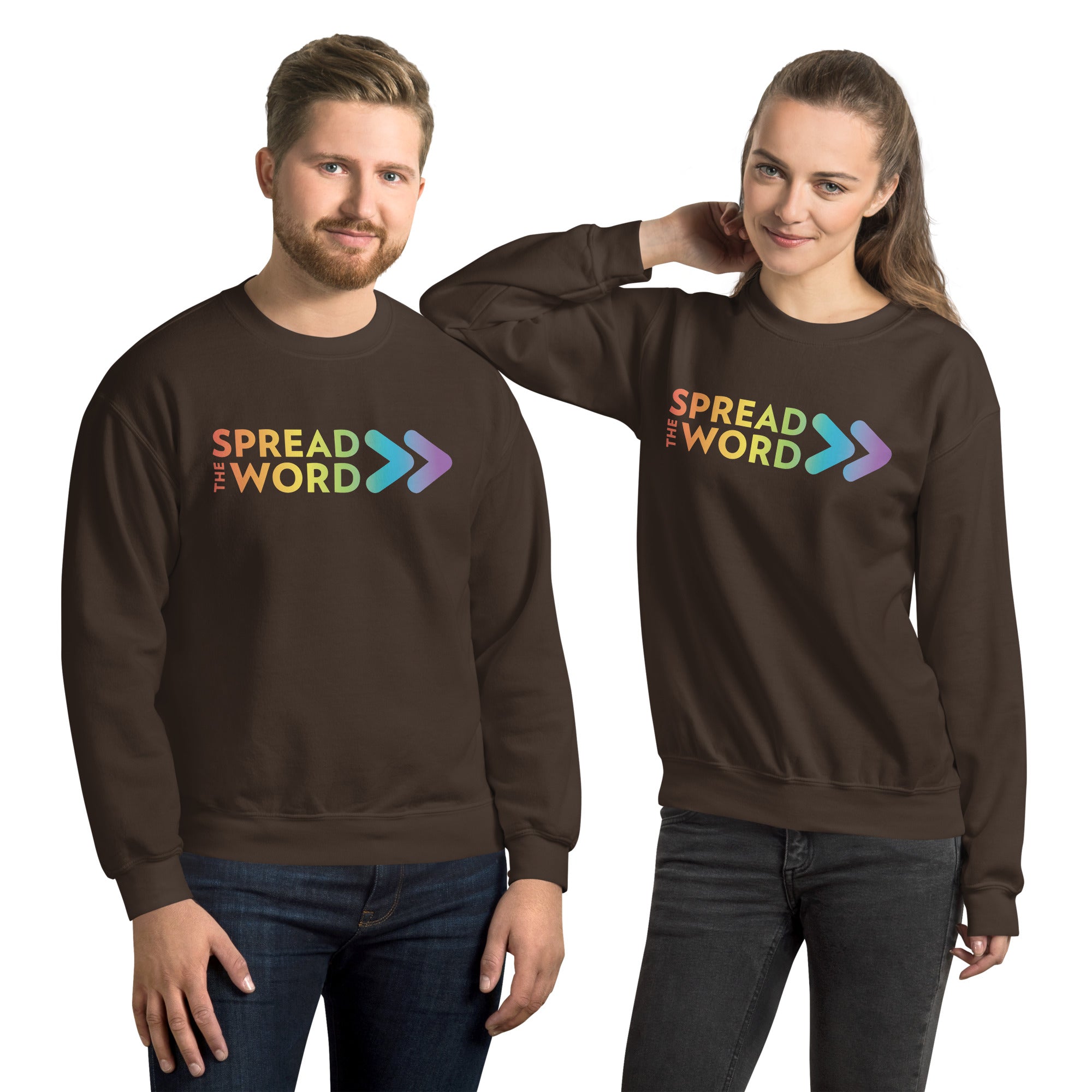 Spread the Word Inclusion Pride Color Sweatshirt (Global)