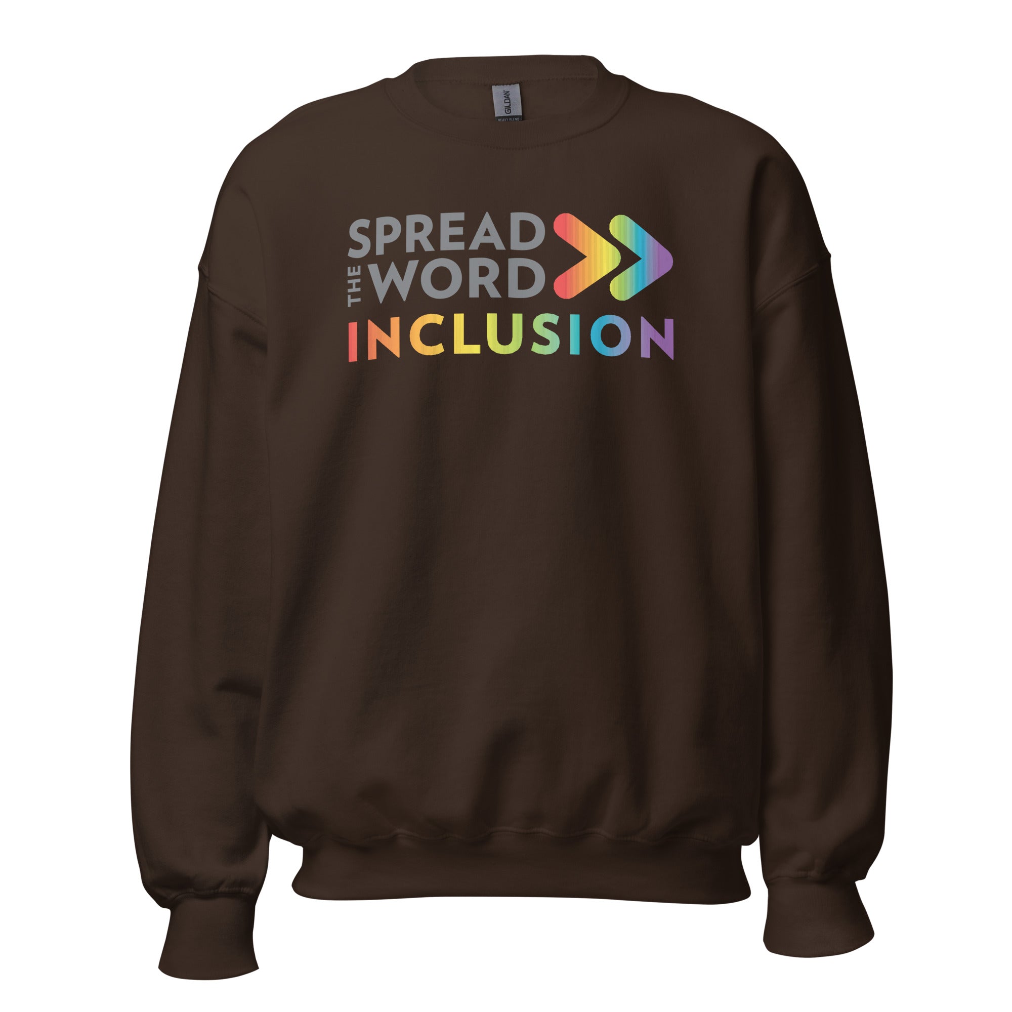 Sweat-shirt aux couleurs de la Fierté : Faites passer le mot Inclusion Inclusion (Global)