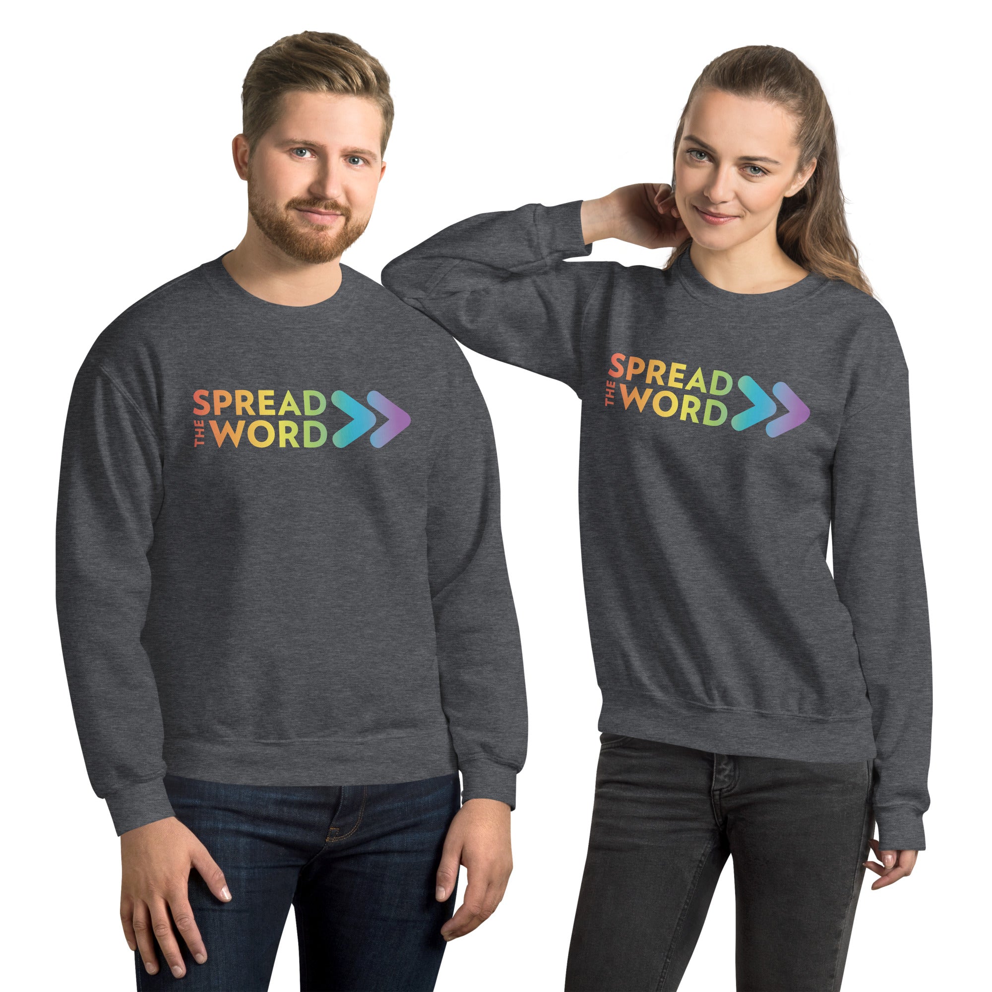 Spread the Word Inclusion Pride Color Sweatshirt (Global)