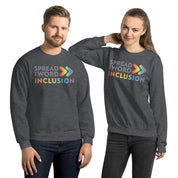 Sweat-shirt aux couleurs de la Fierté : Faites passer le mot Inclusion Inclusion (Global)