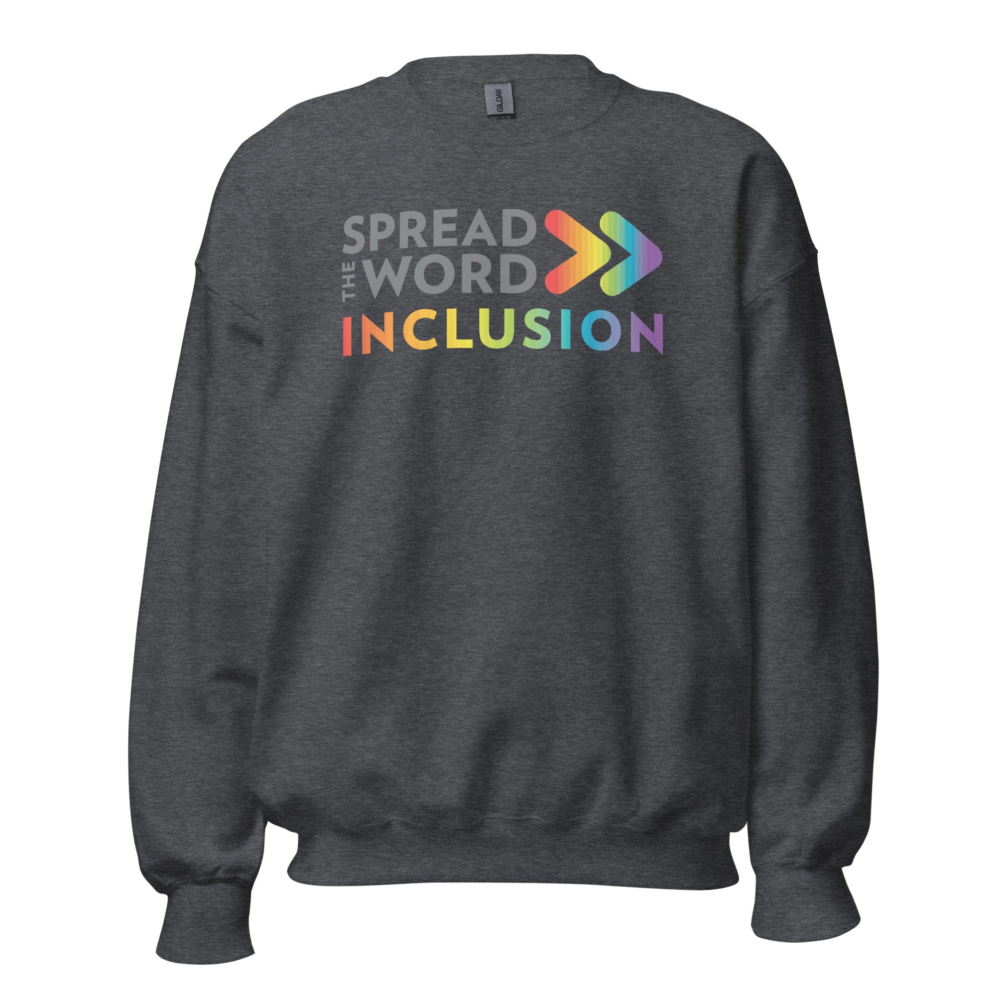 Sweat-shirt aux couleurs de la Fierté : Faites passer le mot Inclusion Inclusion (Global)