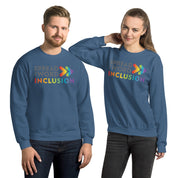 Sweat-shirt aux couleurs de la Fierté : Faites passer le mot Inclusion Inclusion (Global)