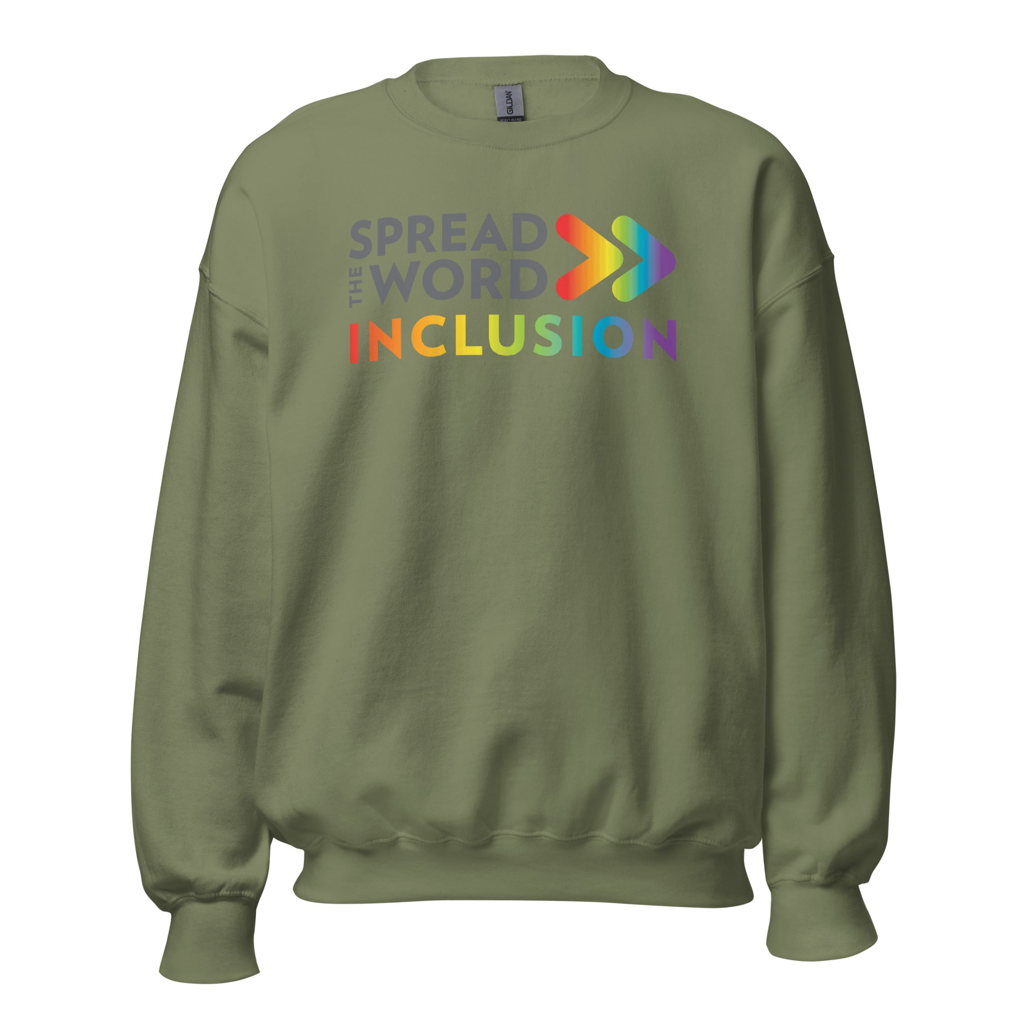 Sweat-shirt aux couleurs de la Fierté : Faites passer le mot Inclusion Inclusion (Global)
