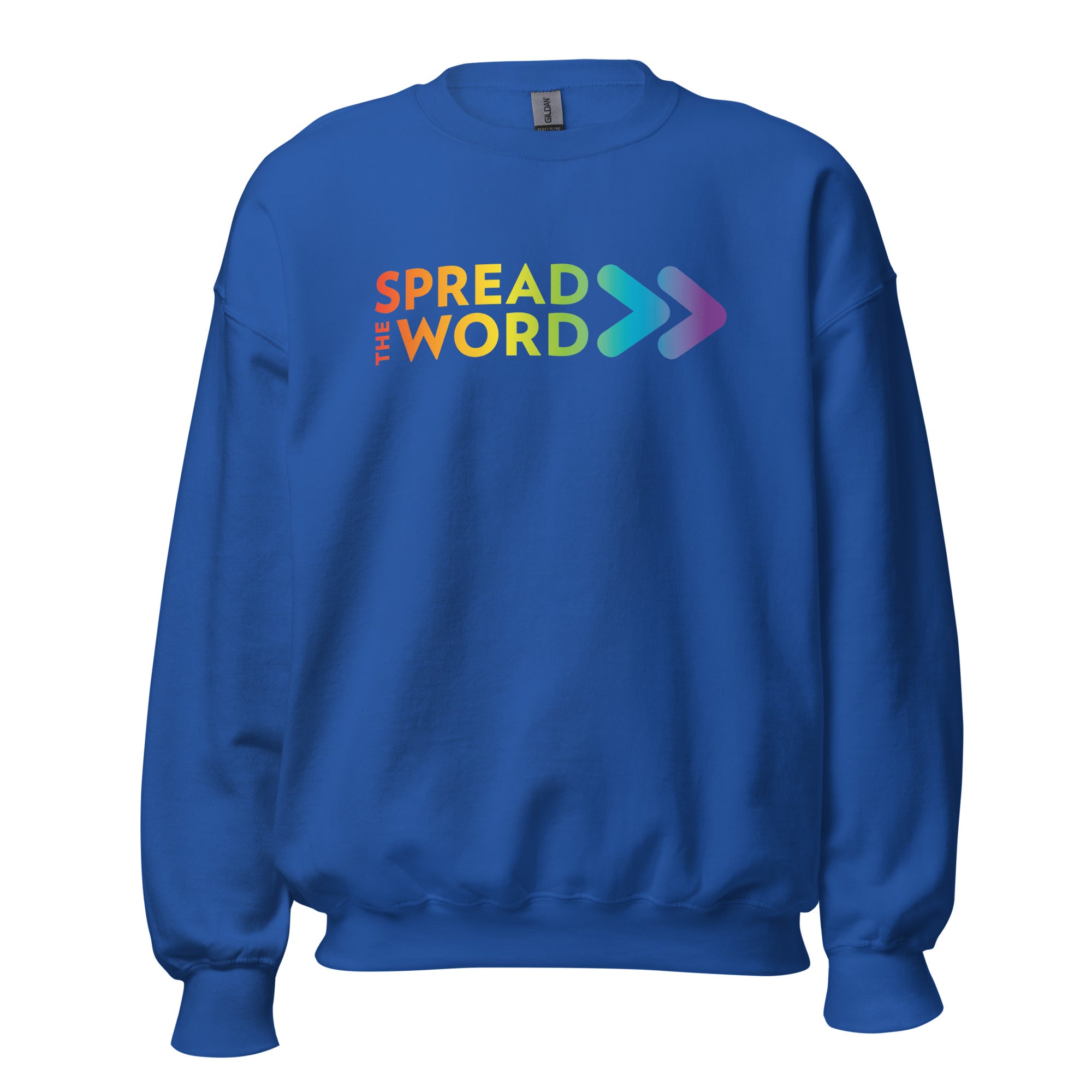 Spread the Word Inclusion Pride Color Sweatshirt