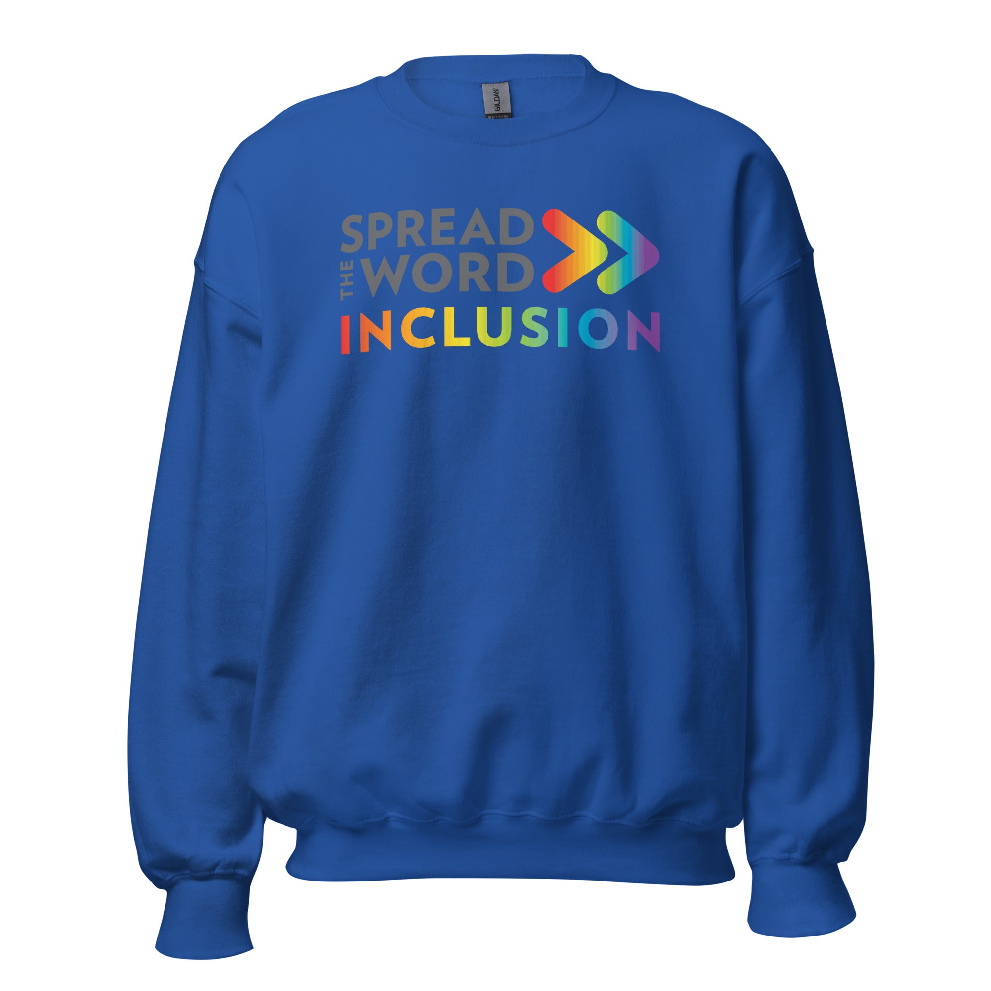 Sweat-shirt aux couleurs de la Fierté : Faites passer le mot Inclusion Inclusion (Global)