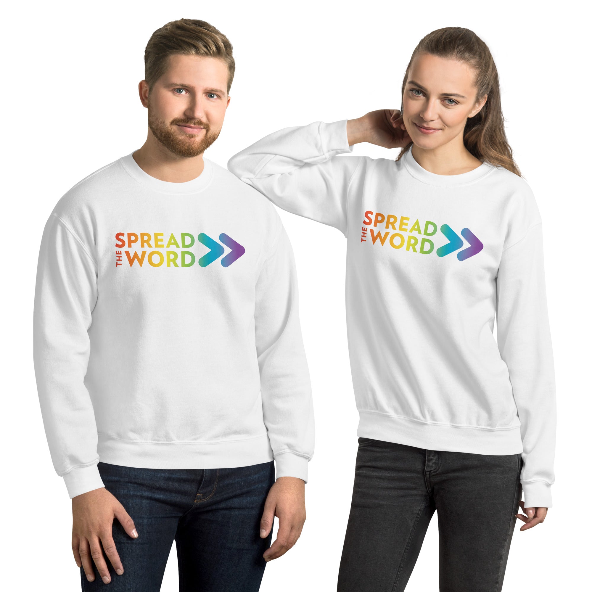 Spread the Word Inclusion Pride Color Sweatshirt (Global)