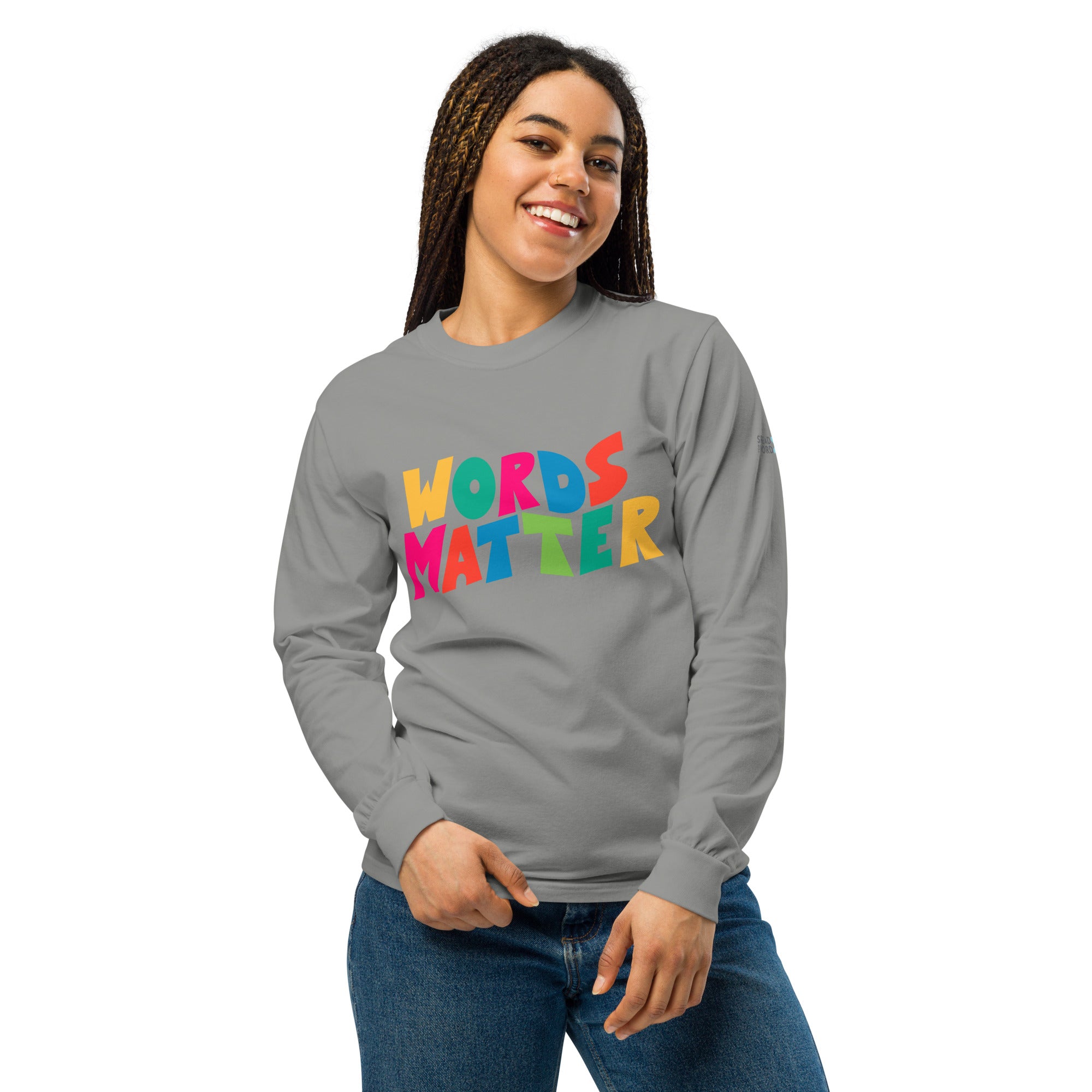 Spread the Word Words Matter Long-Sleeve Shirt (Global)
