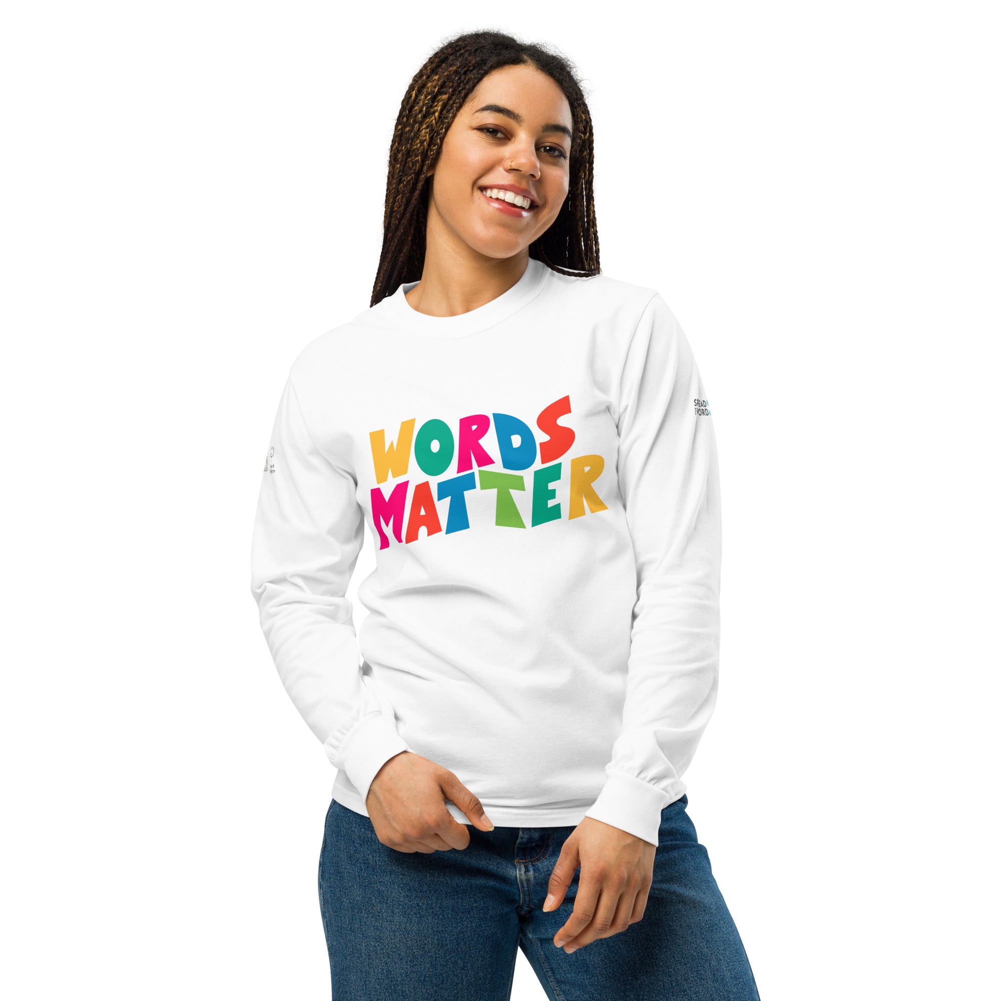 Spread the Word Words Matter Long-Sleeve Shirt (Global)