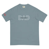 Camiseta T con contorno de papá de la familia