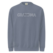Sweatshirt à motif contour de grand-mère familial (Global)