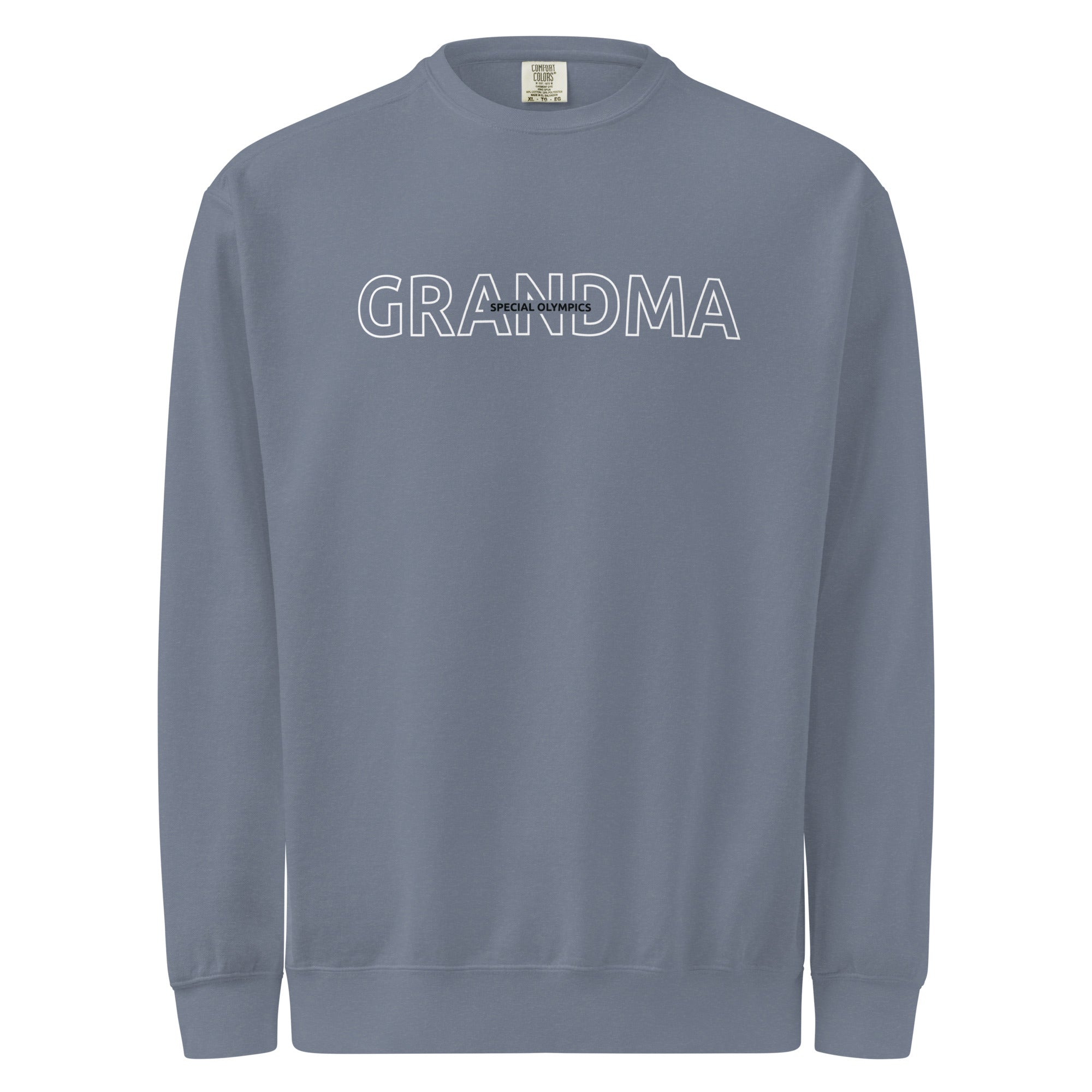 Sweatshirt à motif contour de grand-mère familial (Global)