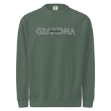 Sweatshirt à motif contour de grand-mère familial (Global)