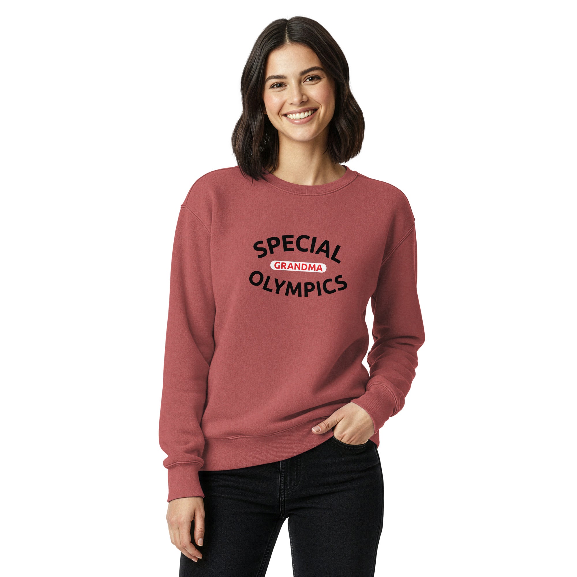 Sweat-shirt Grand-mère de la famille Special Olympics (Global)