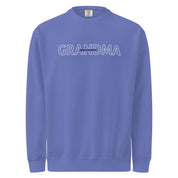 Sweatshirt à motif contour de grand-mère familial (Global)