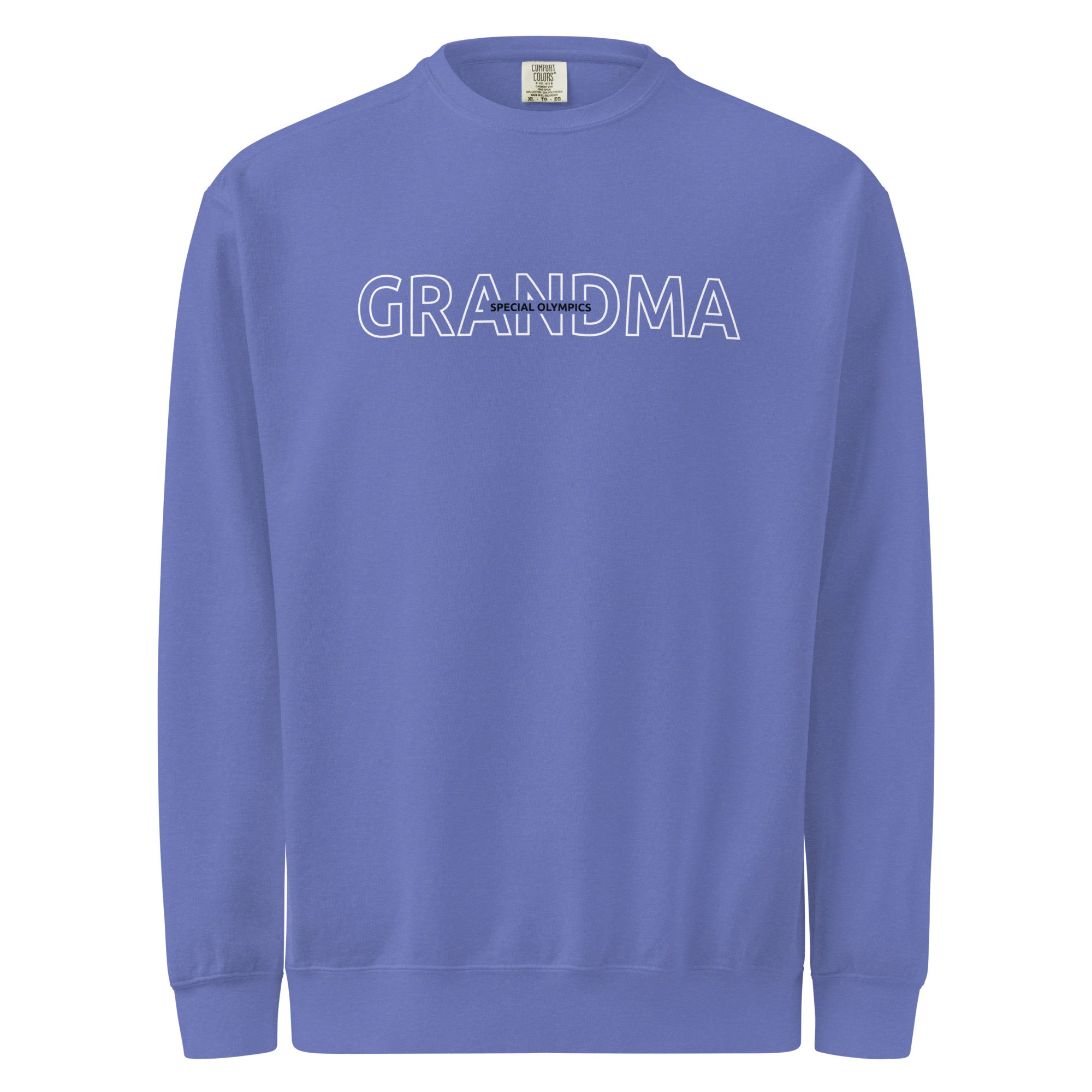 Sweatshirt à motif contour de grand-mère familial (Global)