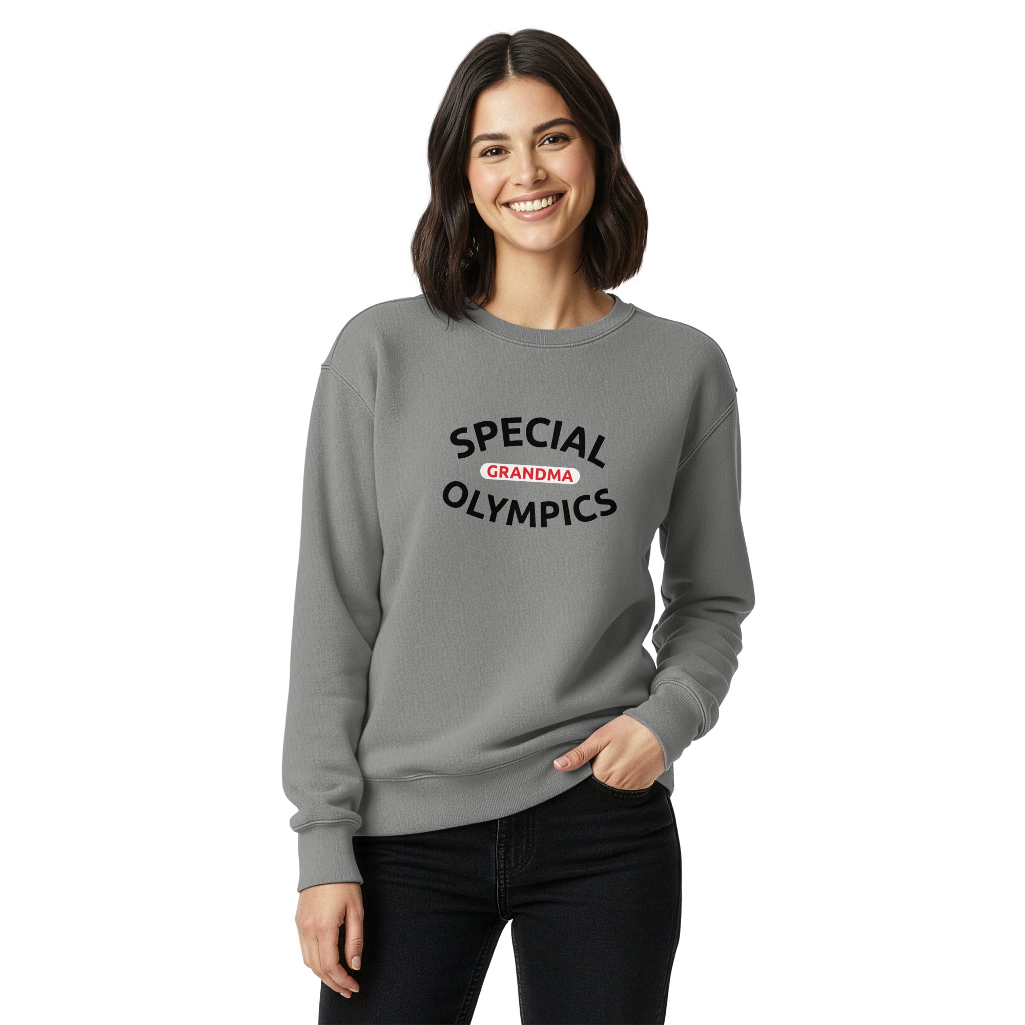 Sweat-shirt Grand-mère de la famille Special Olympics (Global)