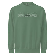 Sweatshirt à motif contour de grand-mère familial (Global)