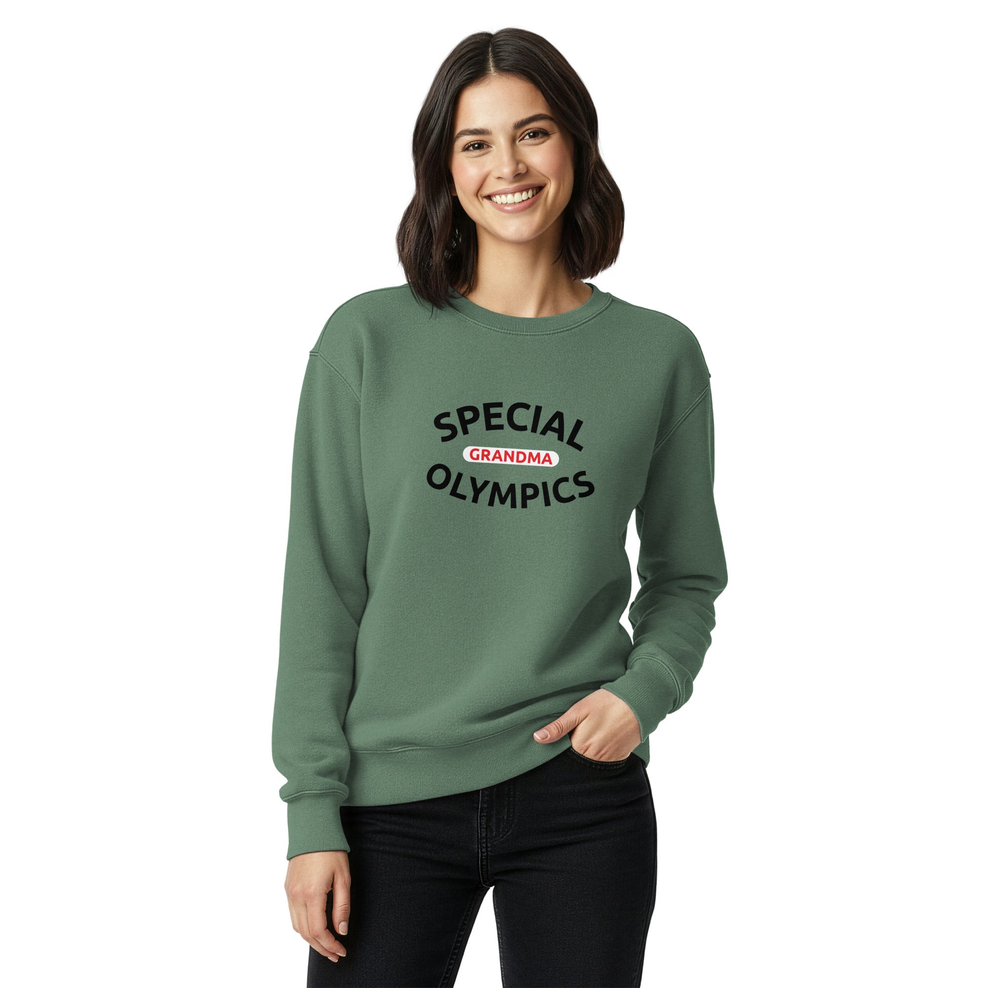 Sweat-shirt Grand-mère de la famille Special Olympics (Global)