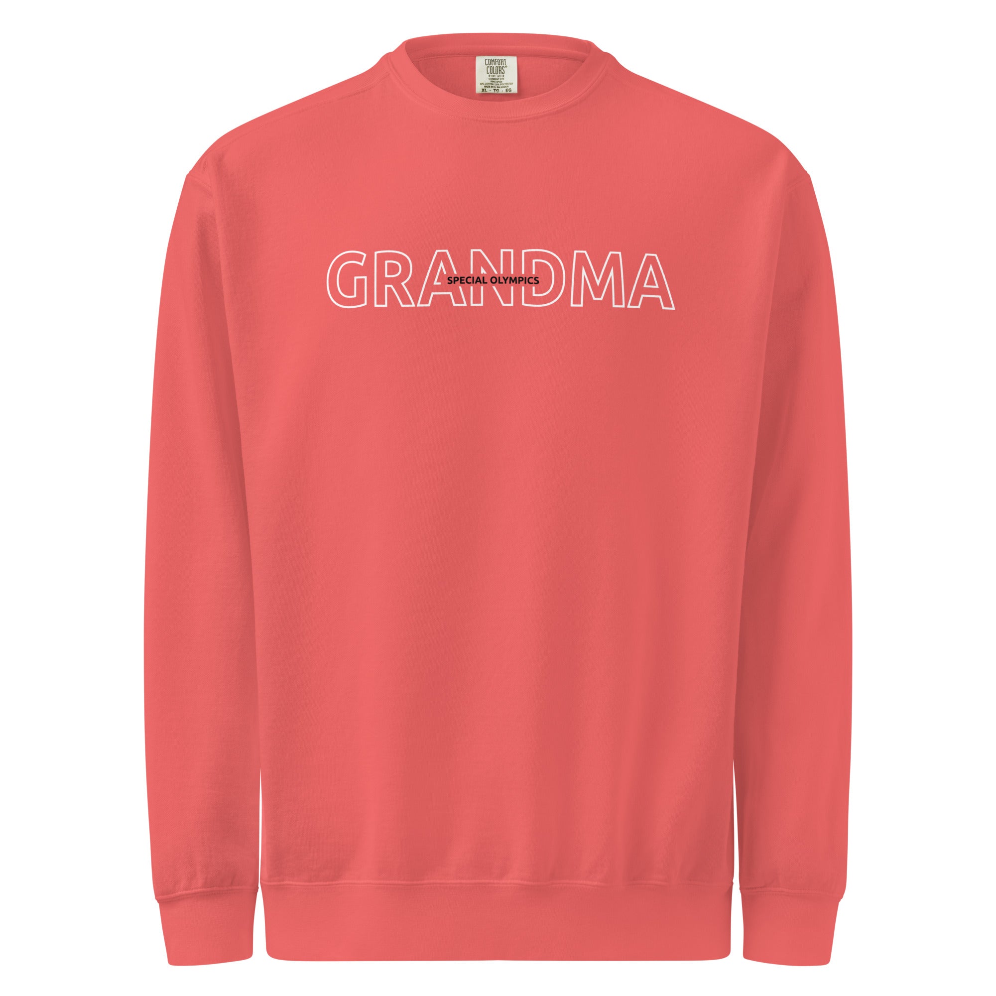 Sweatshirt à motif contour de grand-mère familial (Global)