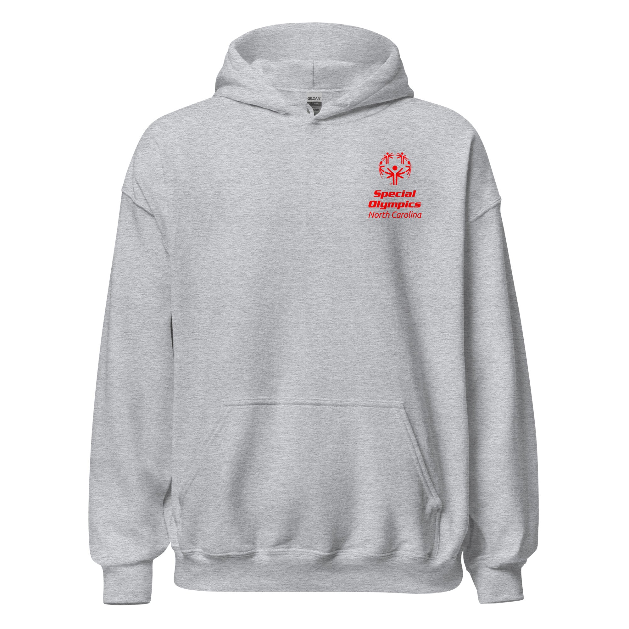 Sweat à capuche avec le logo des Special Olympics Caroline du Nord