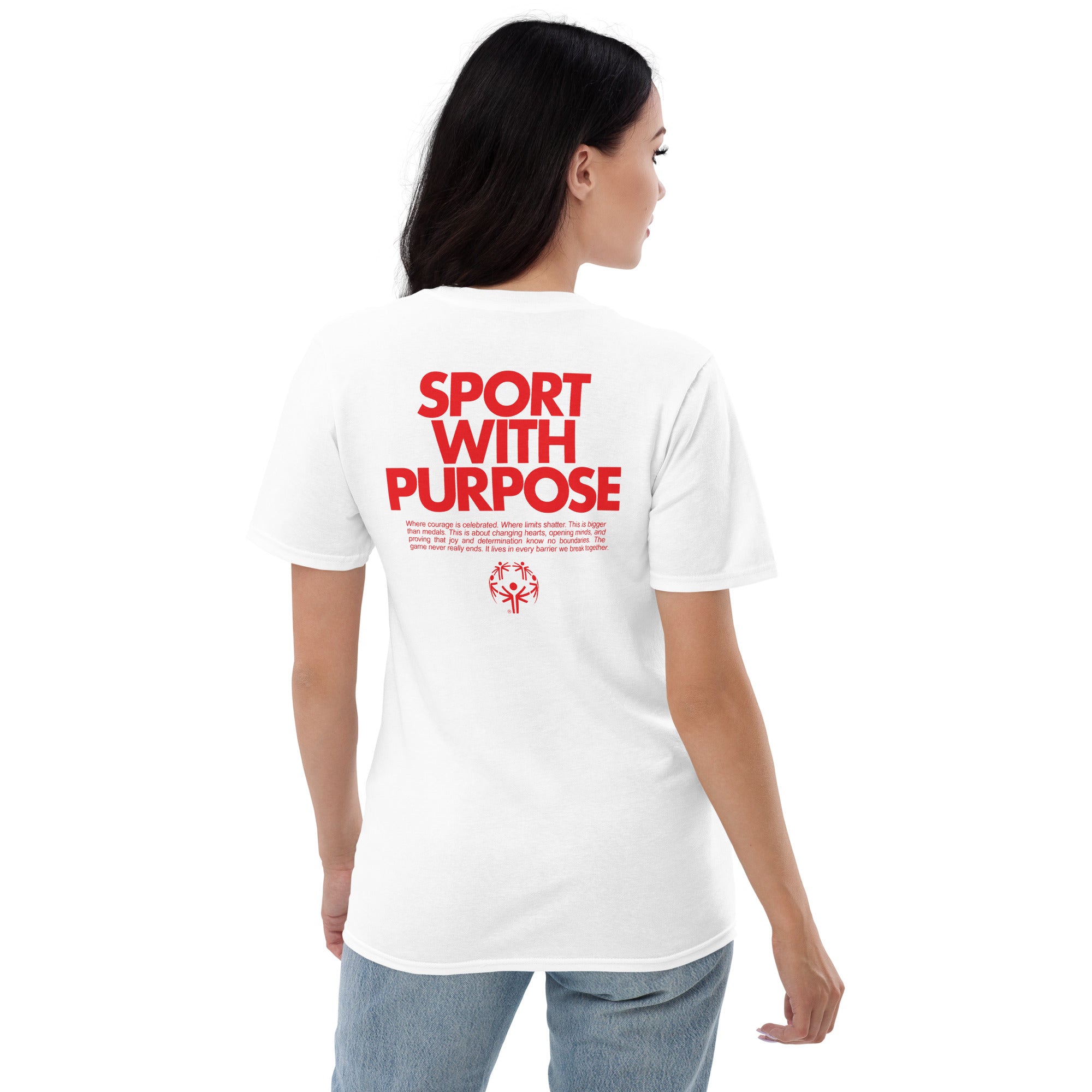 Camiseta «Deportes con Propósito» de Kristaleiny Guerra y Maxwell Staff