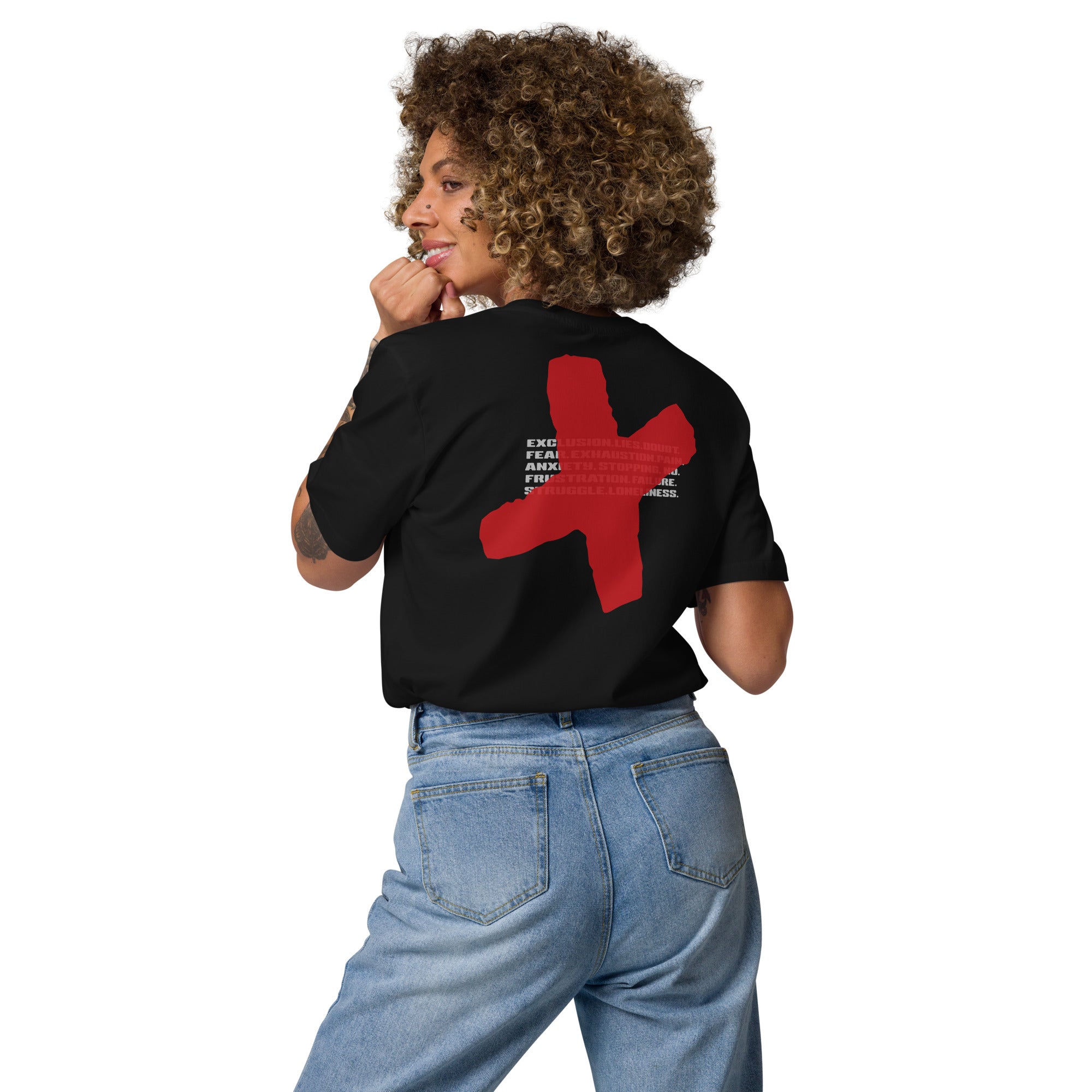 Camiseta «Más fuerte que el miedo» de Niall Guite y Noah Wright