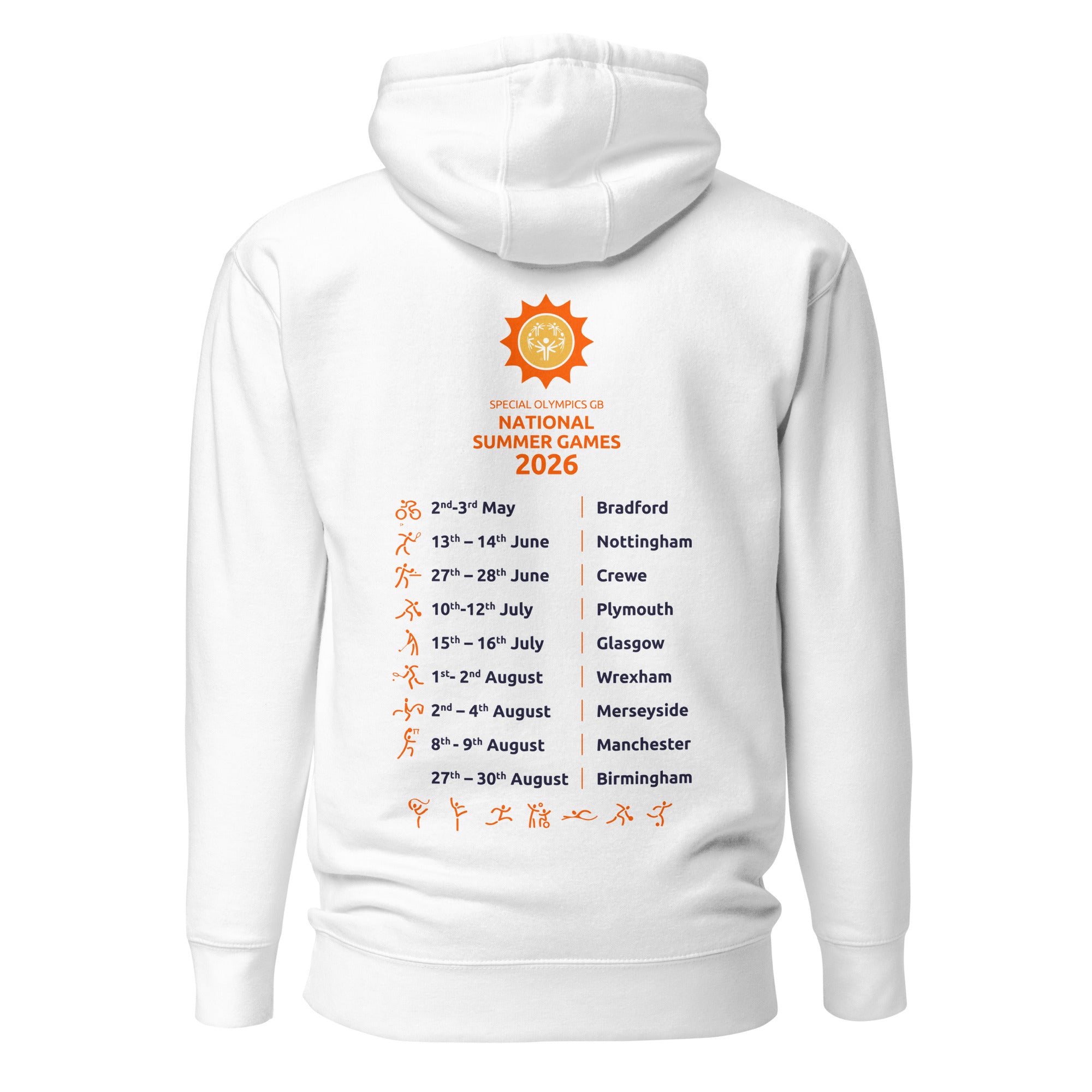 SO Groot-Brittannië NSG 2026 Logo Hoodie Wit