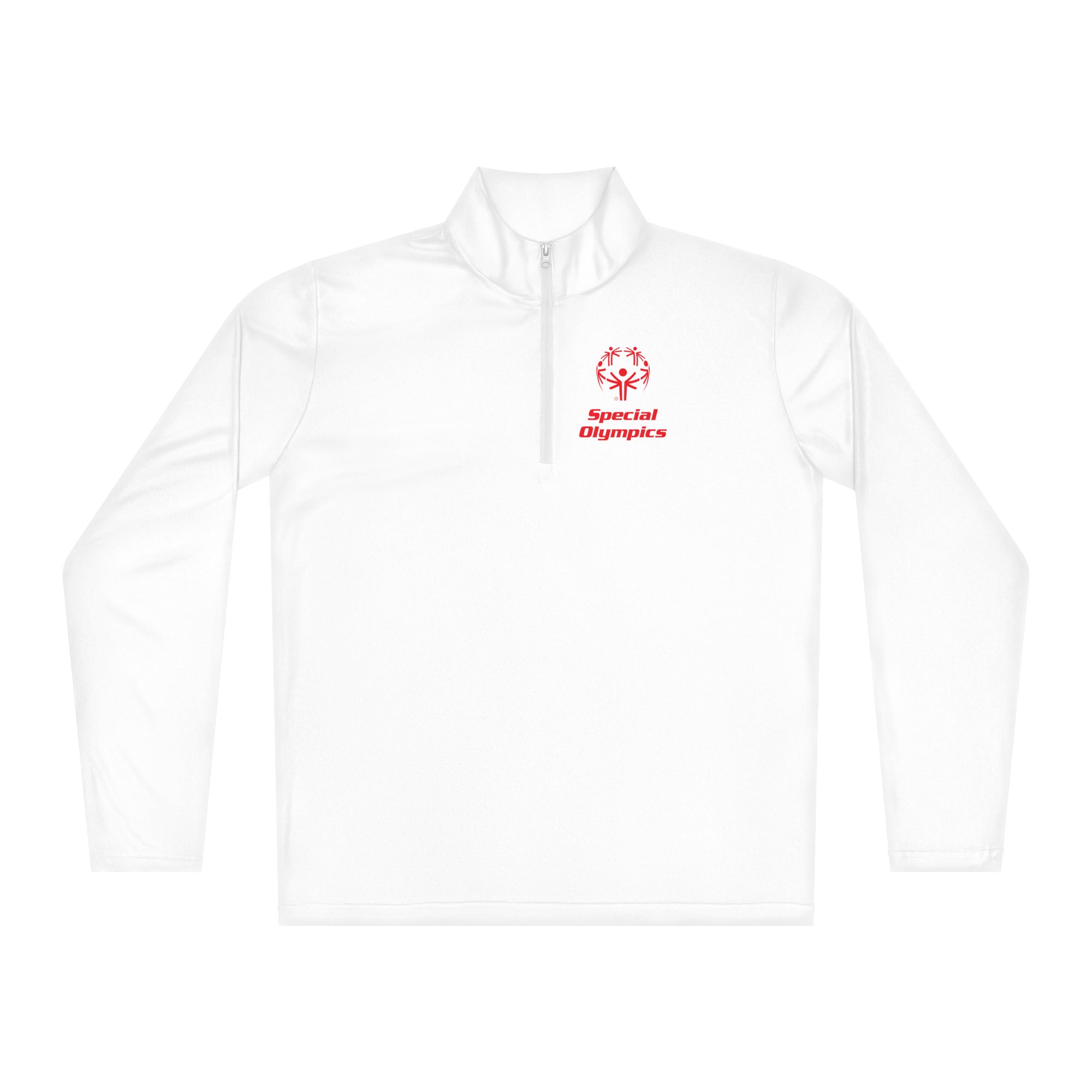 Media cremallera con el logotipo de Special Olympics