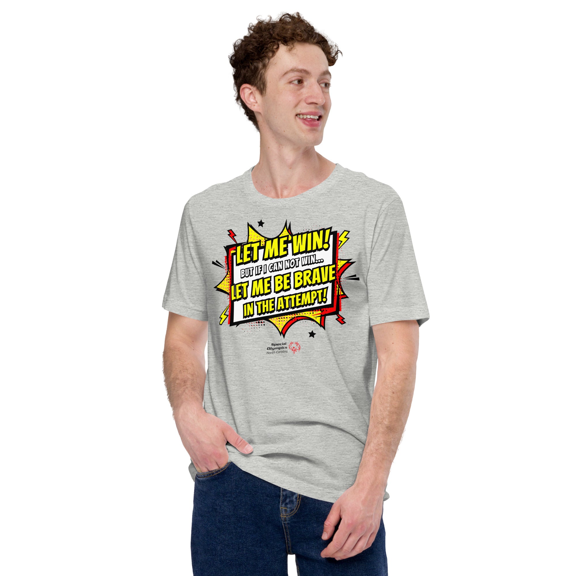 Special Olympics North Carolina Athlete Oath Comic T-Shirt (Global)