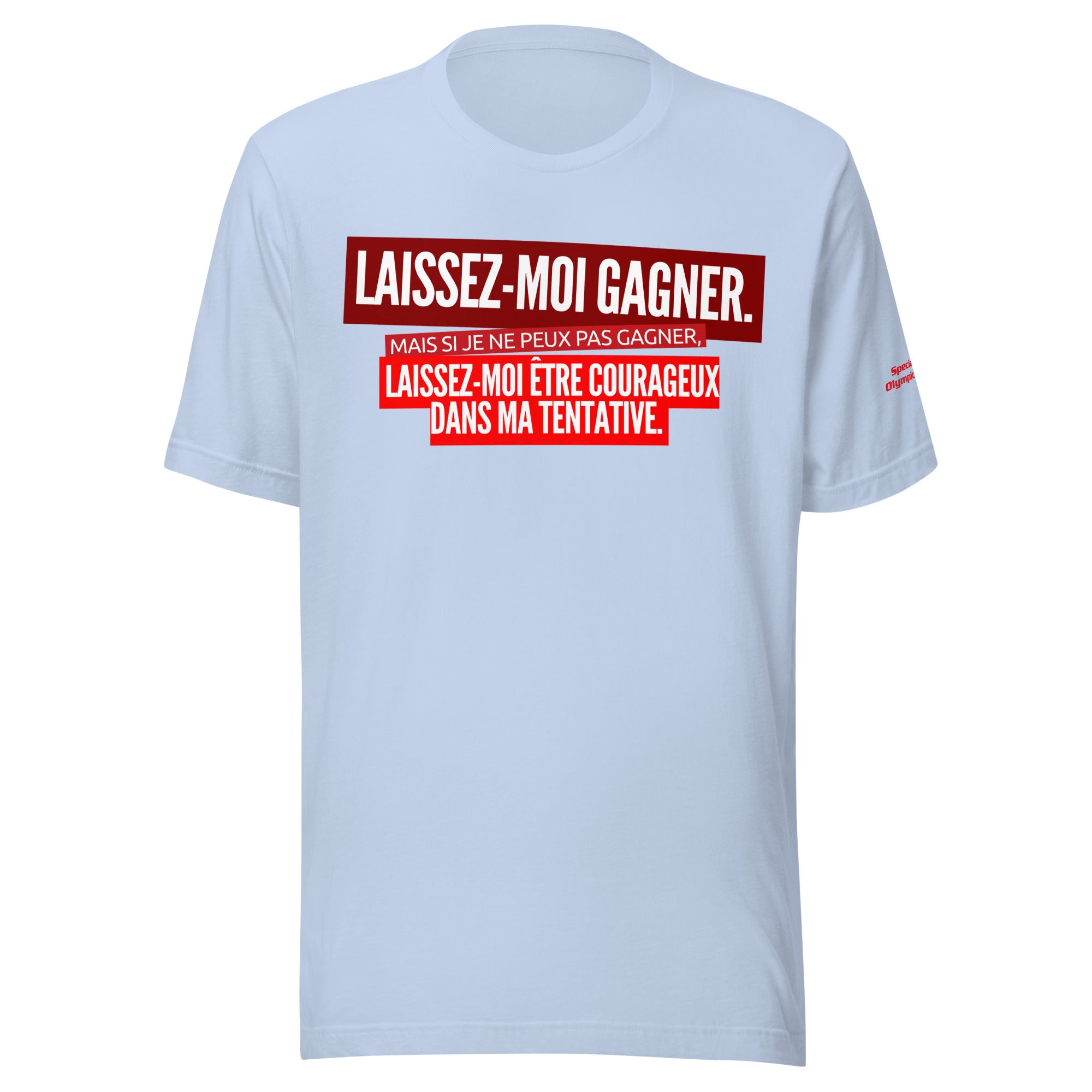 Special Olympics Atleet Franse Eed T-Shirt (Globaal)