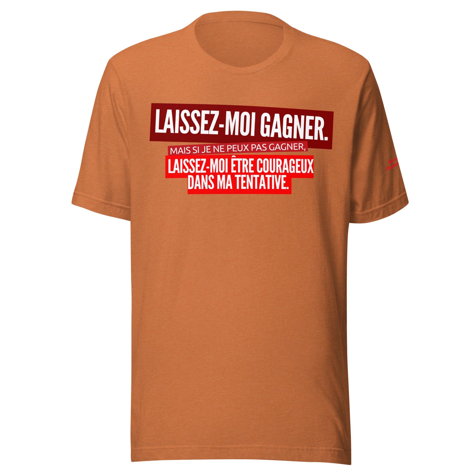 Special Olympics Athlete French Oath T-Shirt