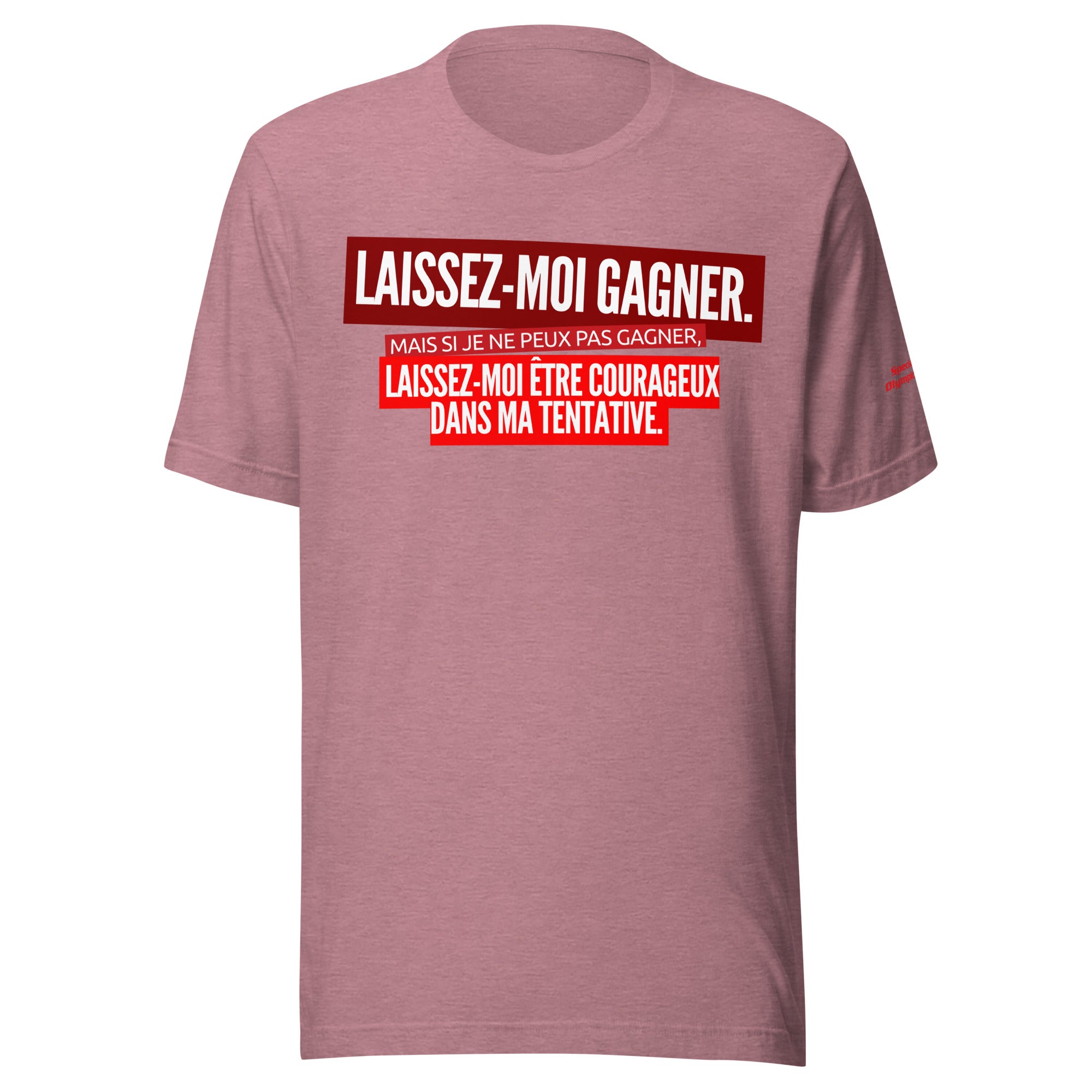Special Olympics Atleet Franse Eed T-Shirt (Globaal)