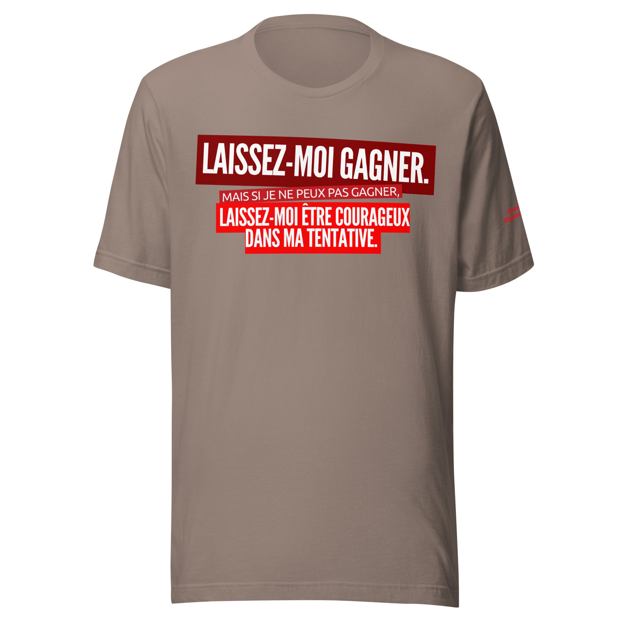 Special Olympics Atleet Franse Eed T-Shirt (Globaal)