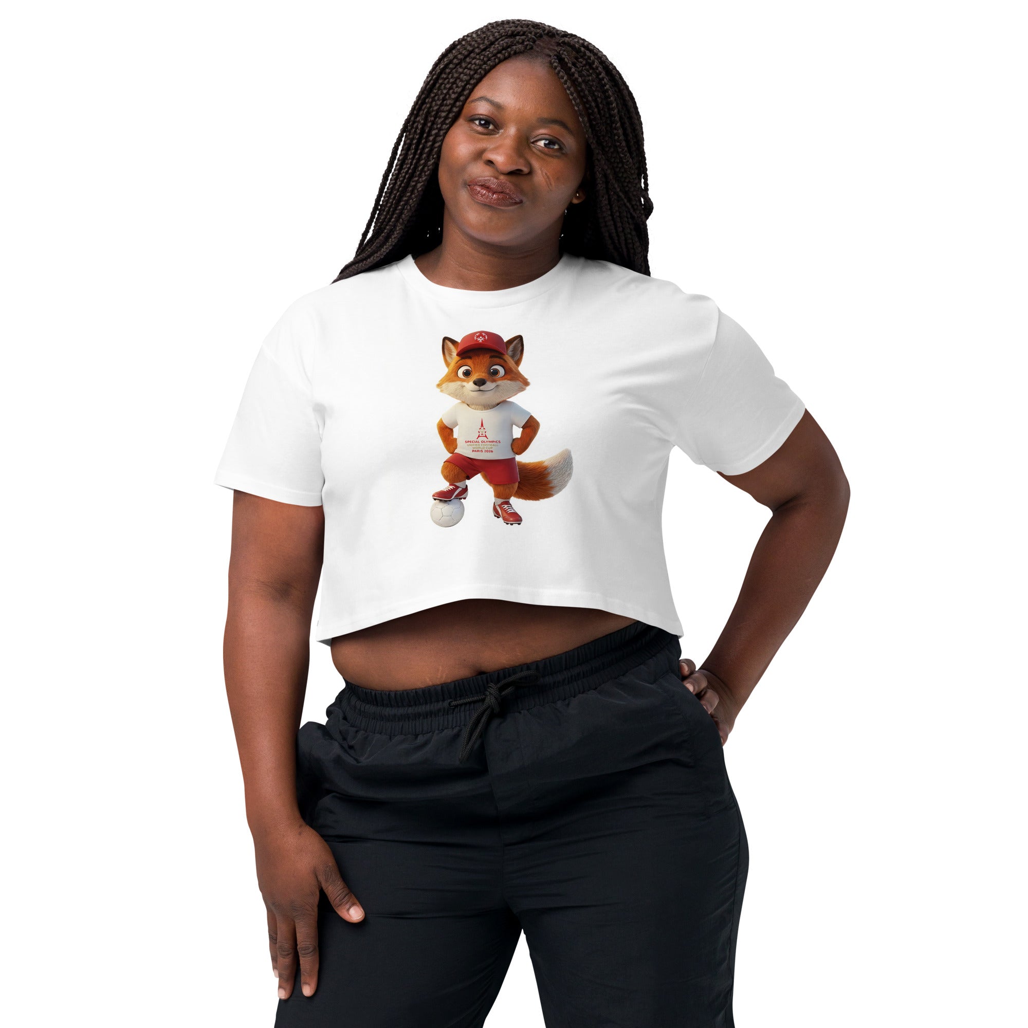 UFWC Paris Dames Crop Top met Foxy (Global)