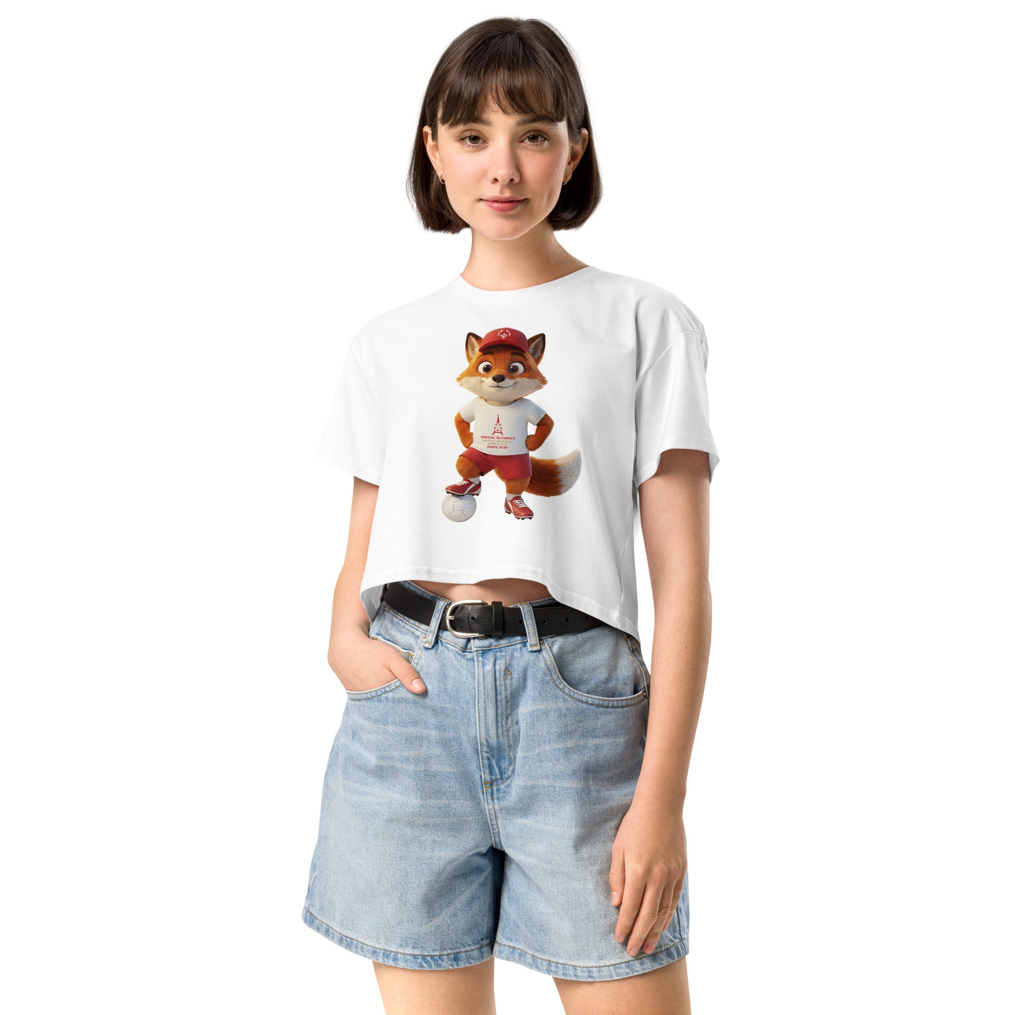 UFWC Paris Dames Crop Top met Foxy (Global)
