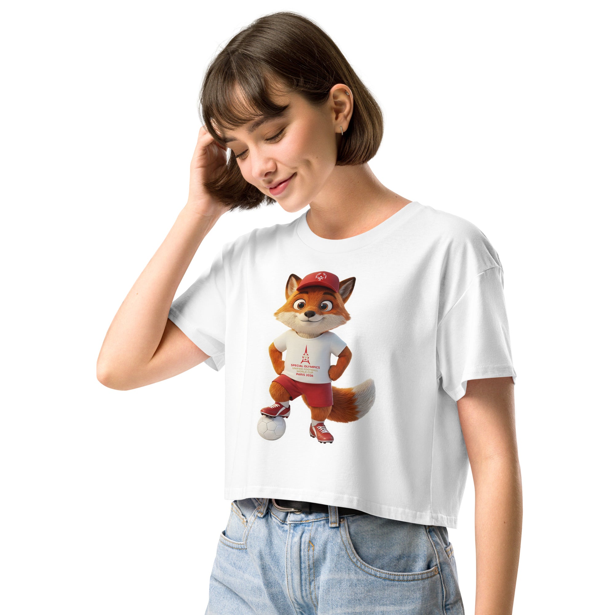 UFWC Paris Dames Crop Top met Foxy (Global)